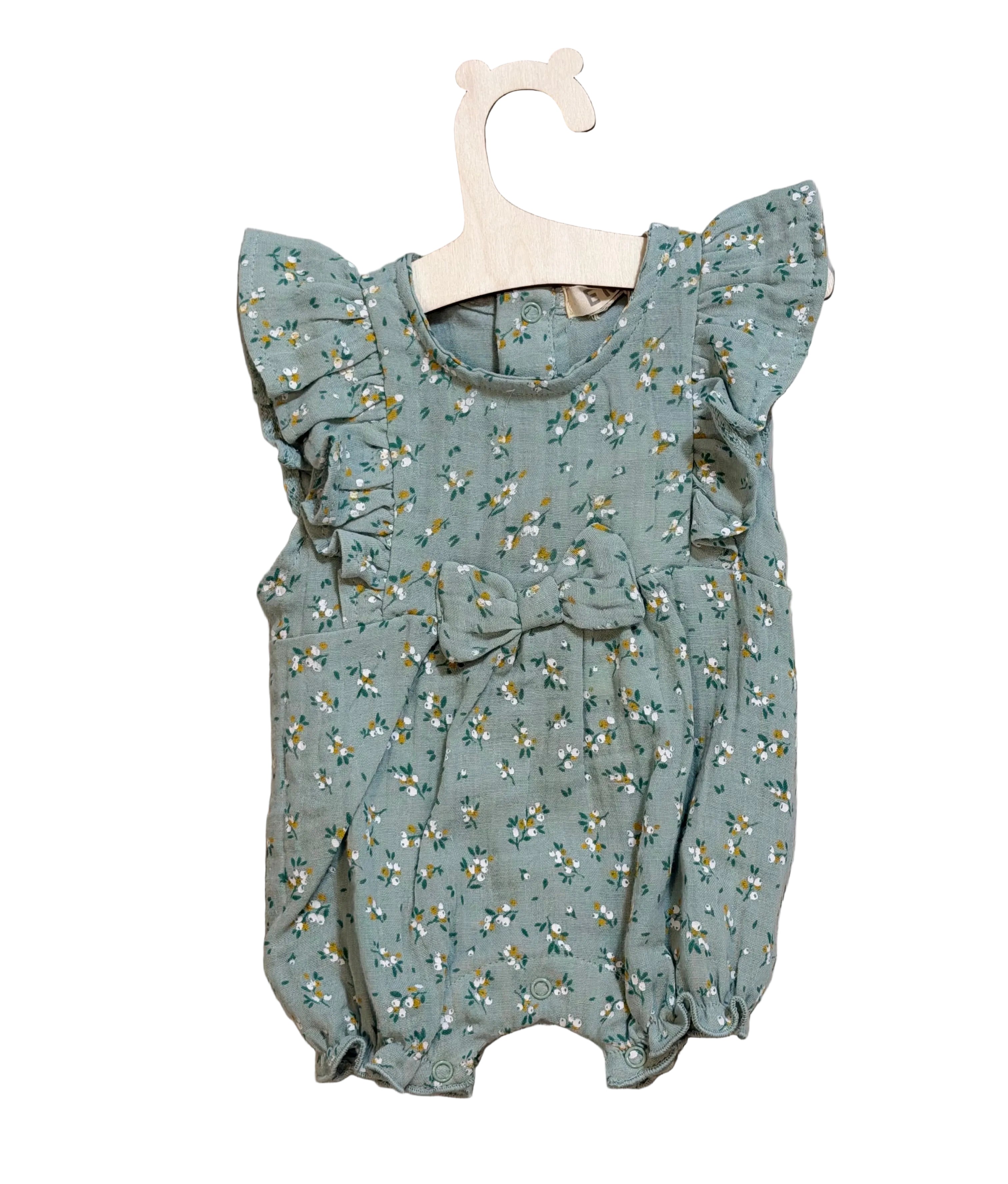 Pagliaccetto vestitino neonata con fantasia floreale