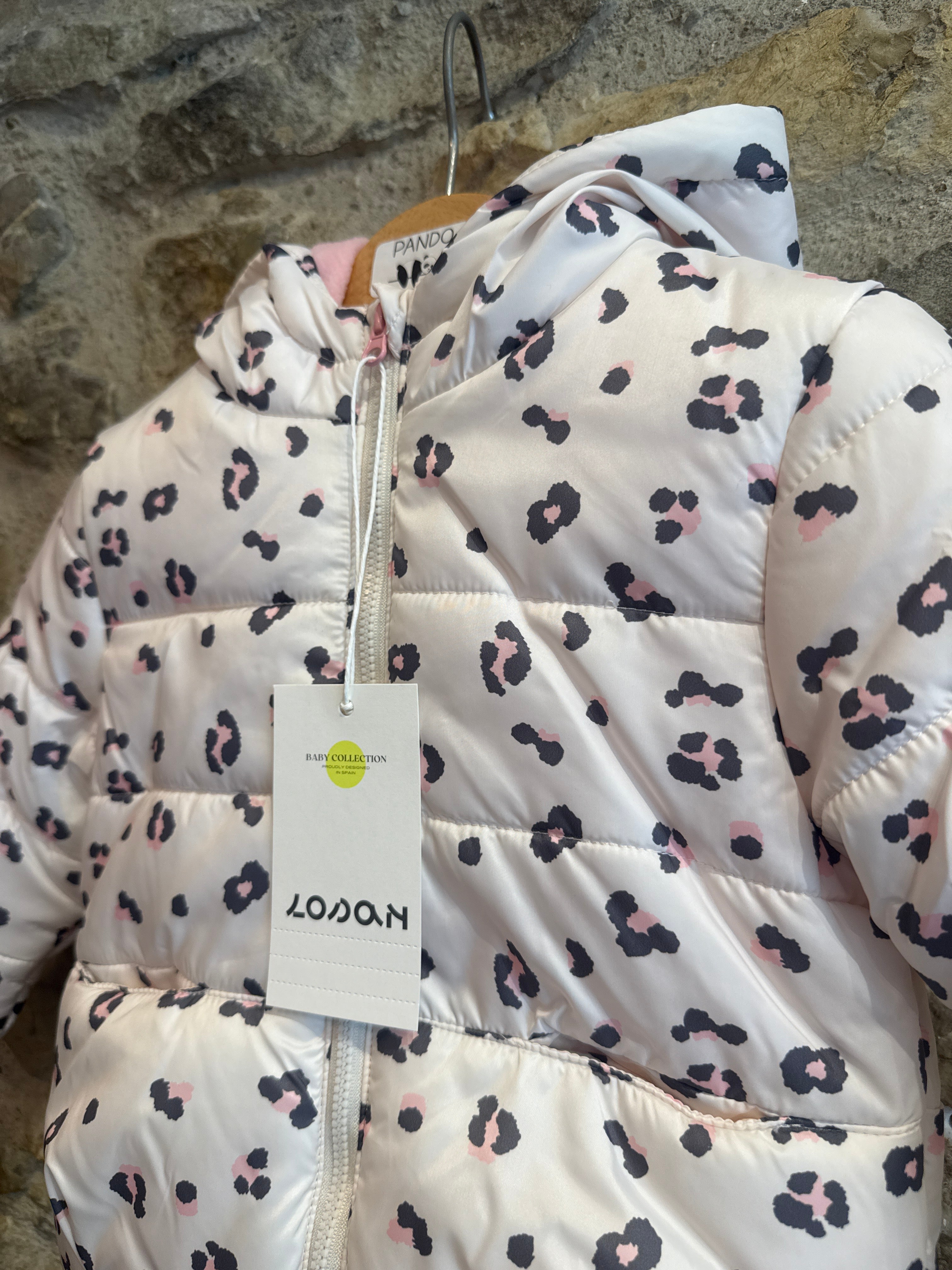 Piumino Animalier Rosa