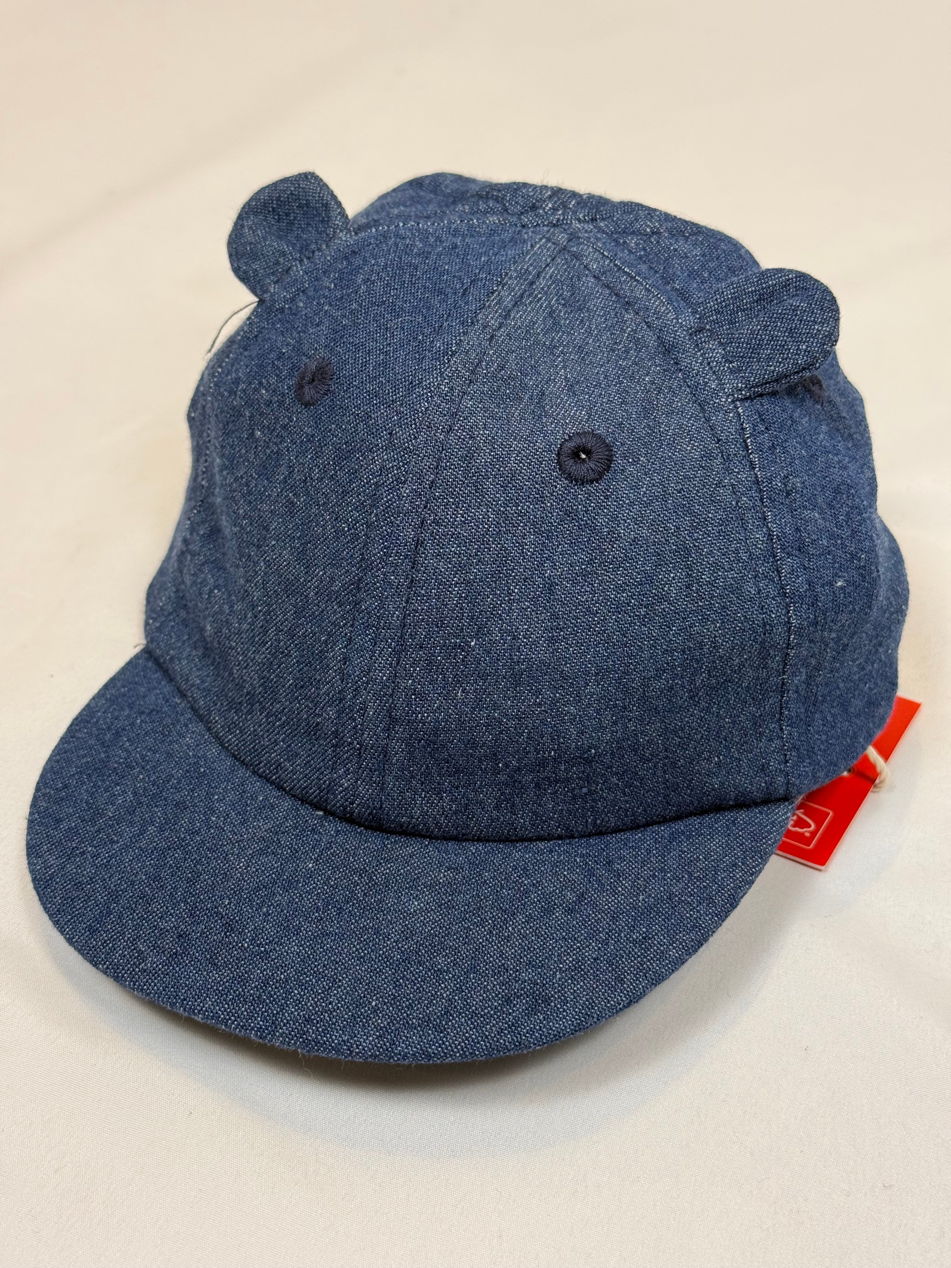 💙🧢 Cappellino Bambino Denim con Orecchiette