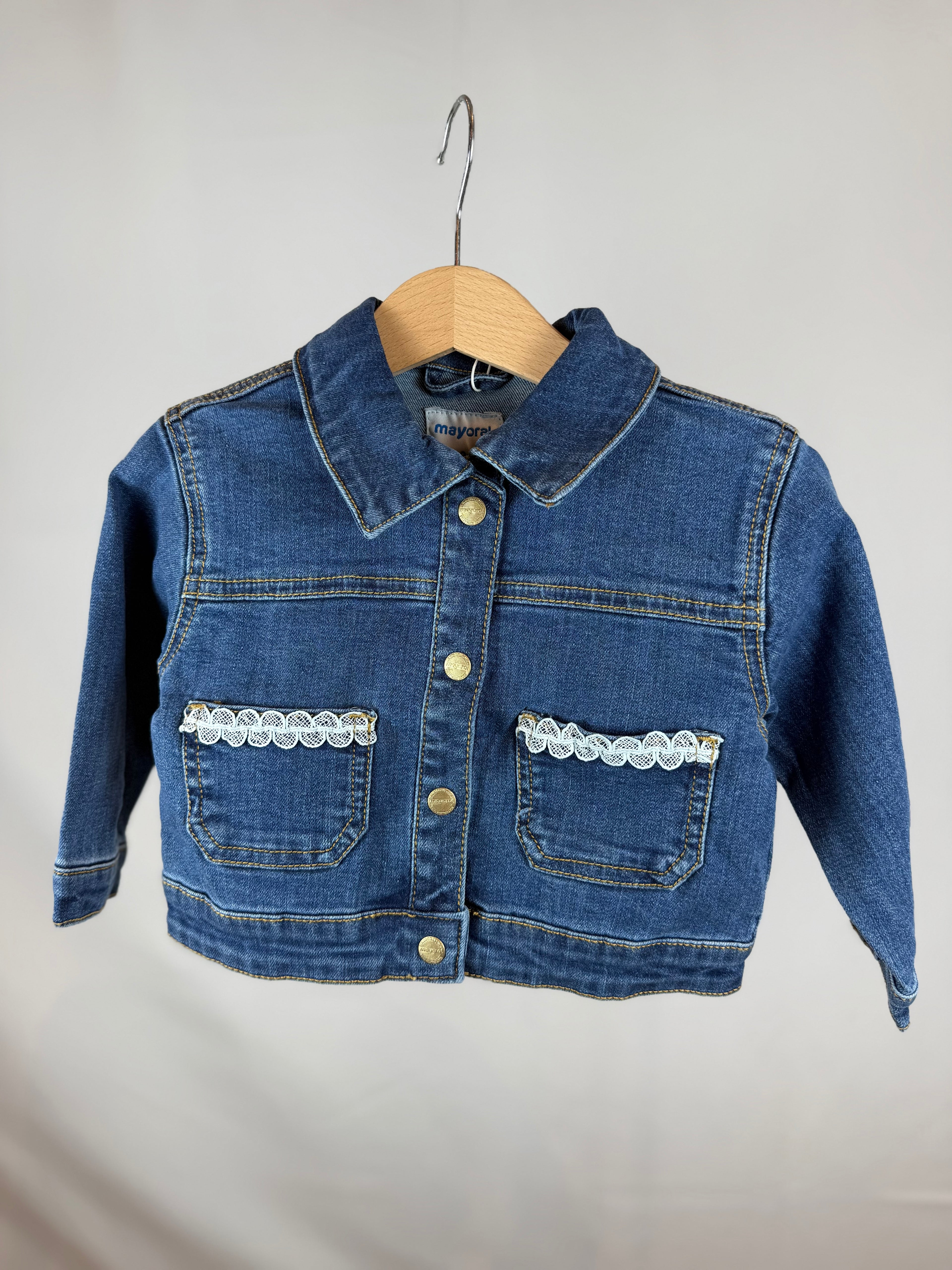 👖 Giacca Denim Romantic Mayoral