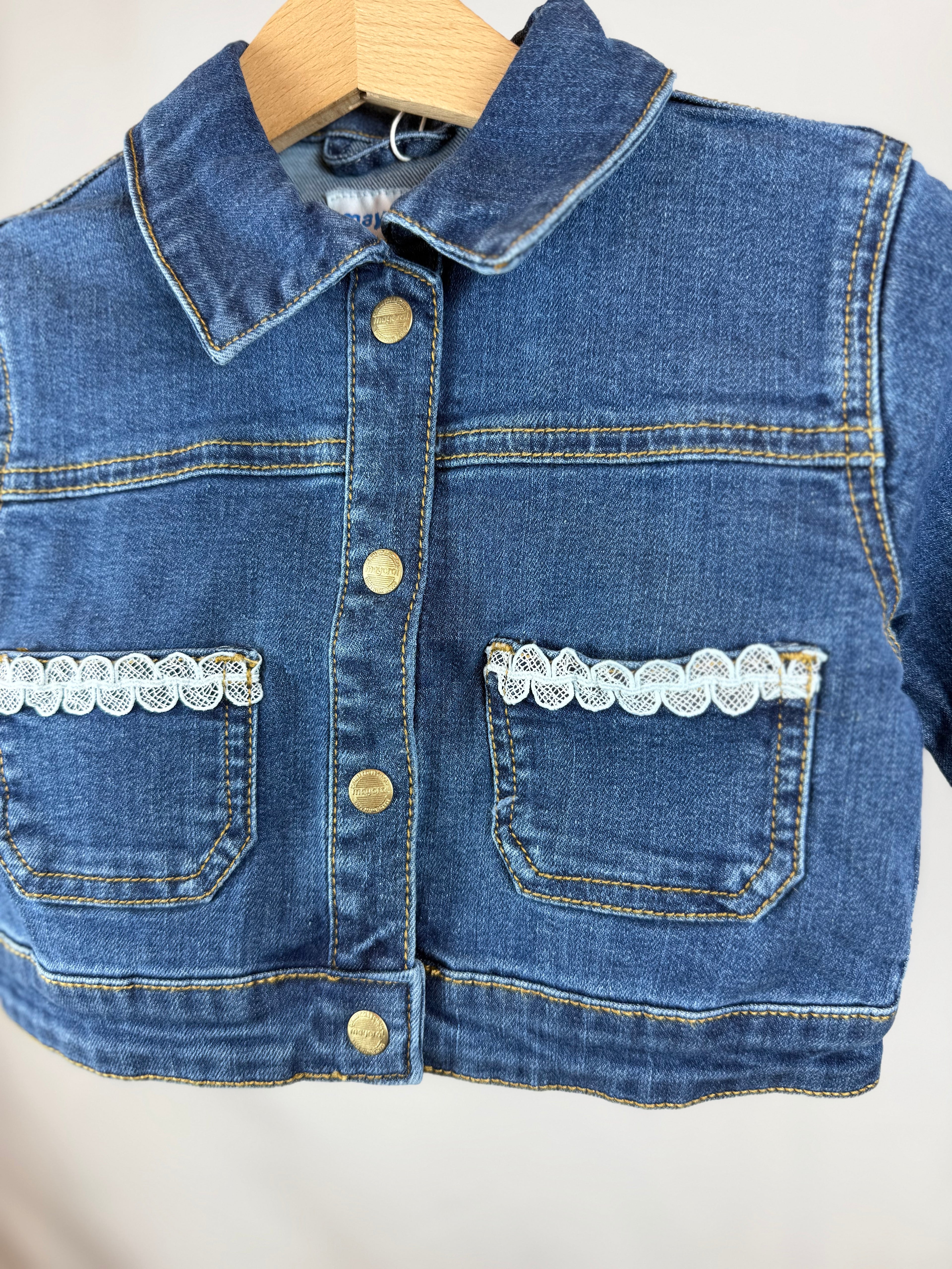 👖 Giacca Denim Romantic Mayoral