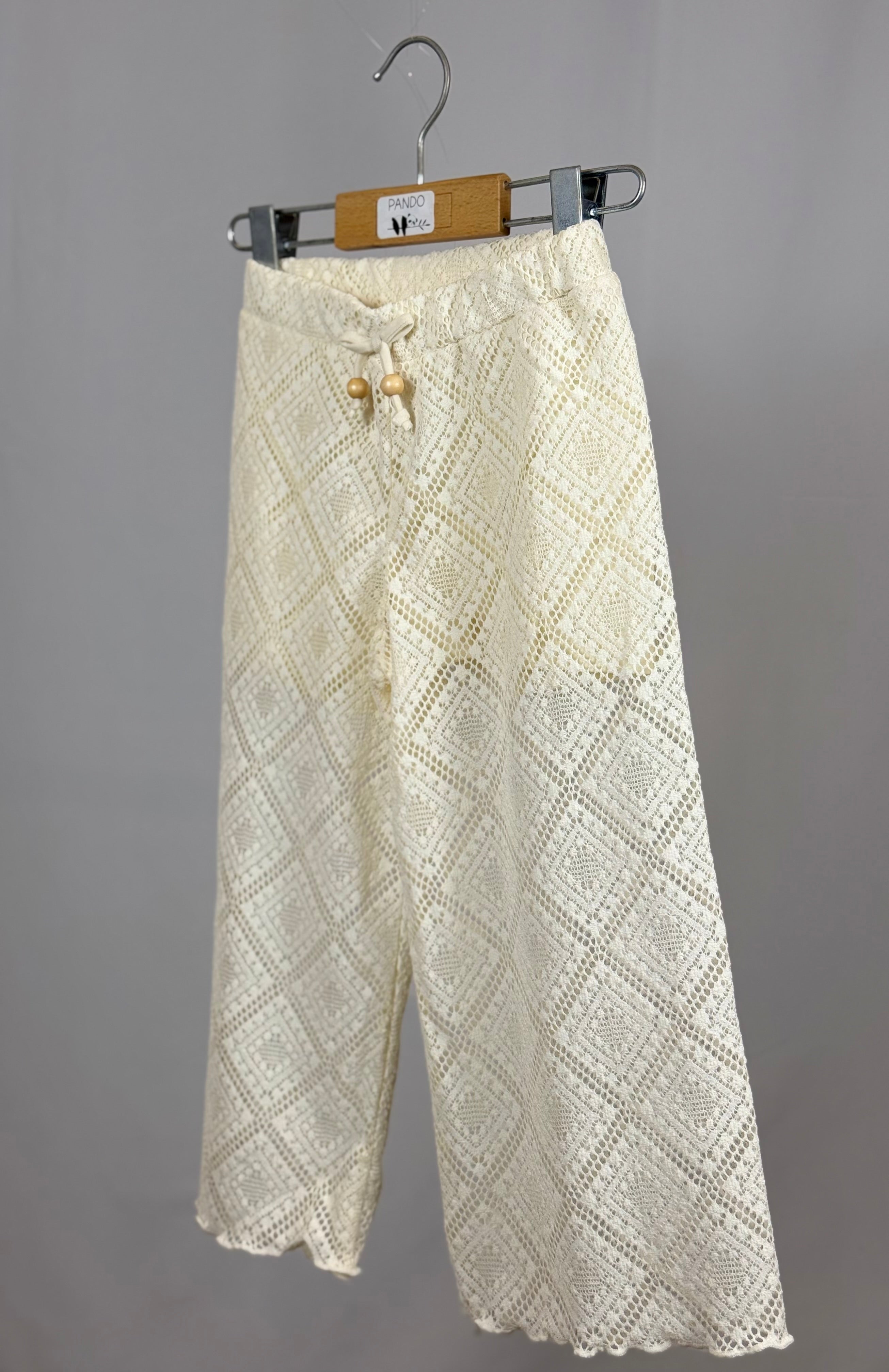 Pantalone Baby Mayoral Traforato in Fibra Riciclata – Effetto Pizzo