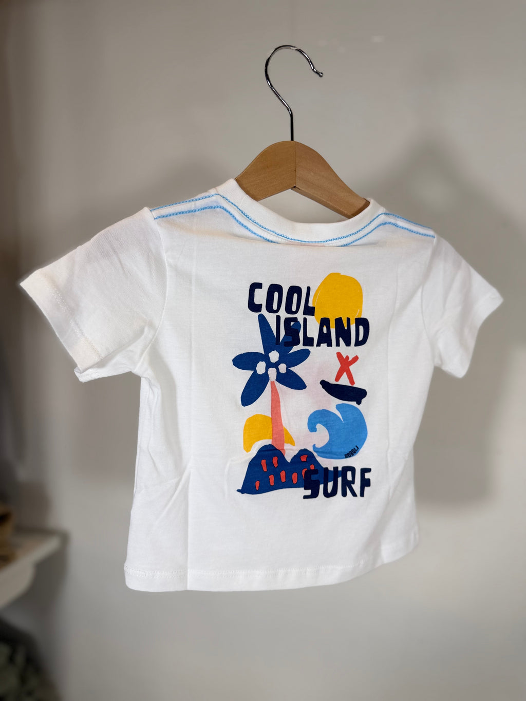 🌊 T-shirt bambino “Cool Island” doppia stampa
