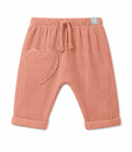 Pantalone Rosa Terracotta con Cuore Snug