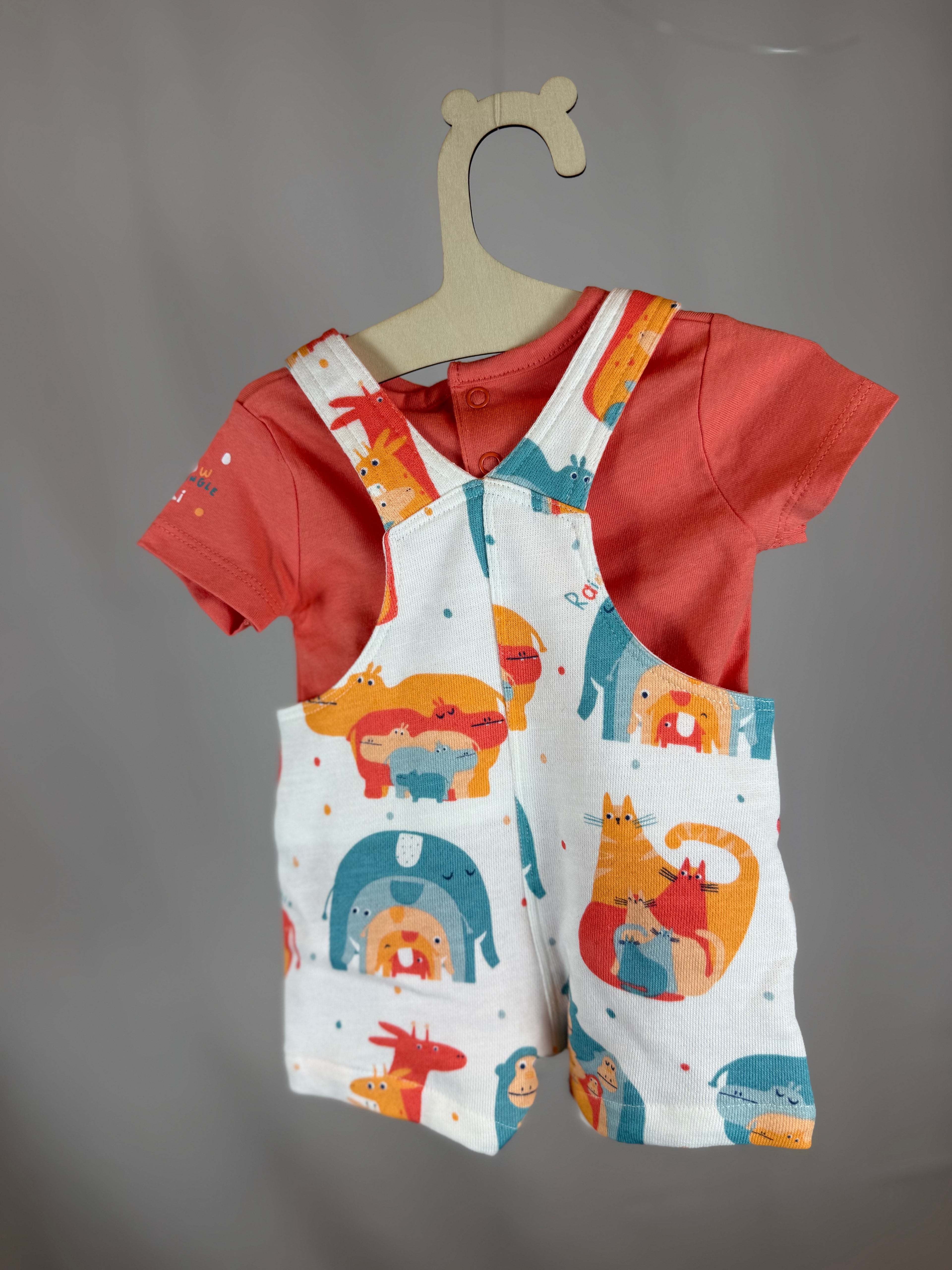 Set Salopette “Rainbow Jungle” Boboli