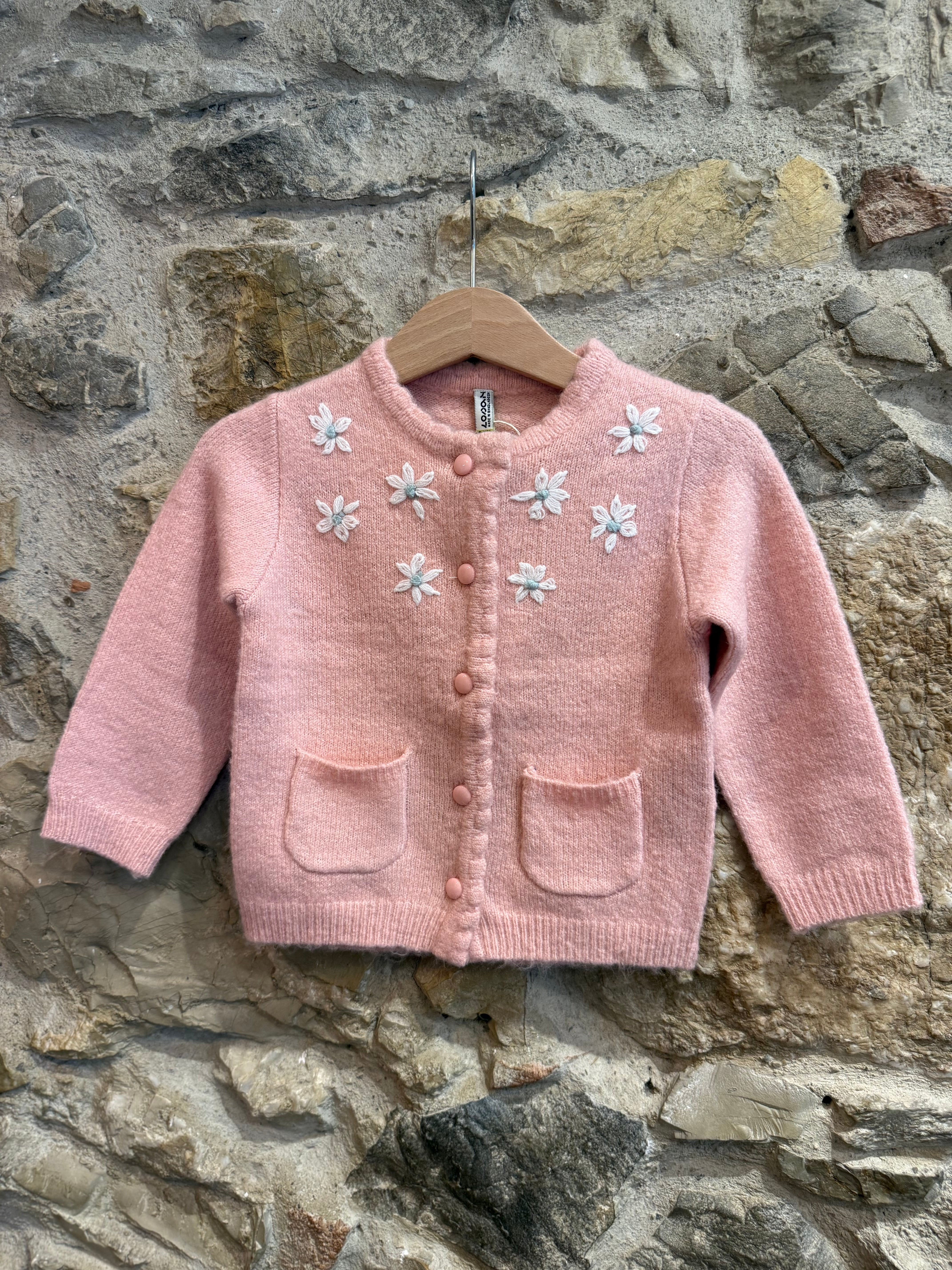 Cardigan fiori