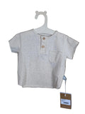 T-shirt Neonato Cotone Naturale “Soft Pocket”