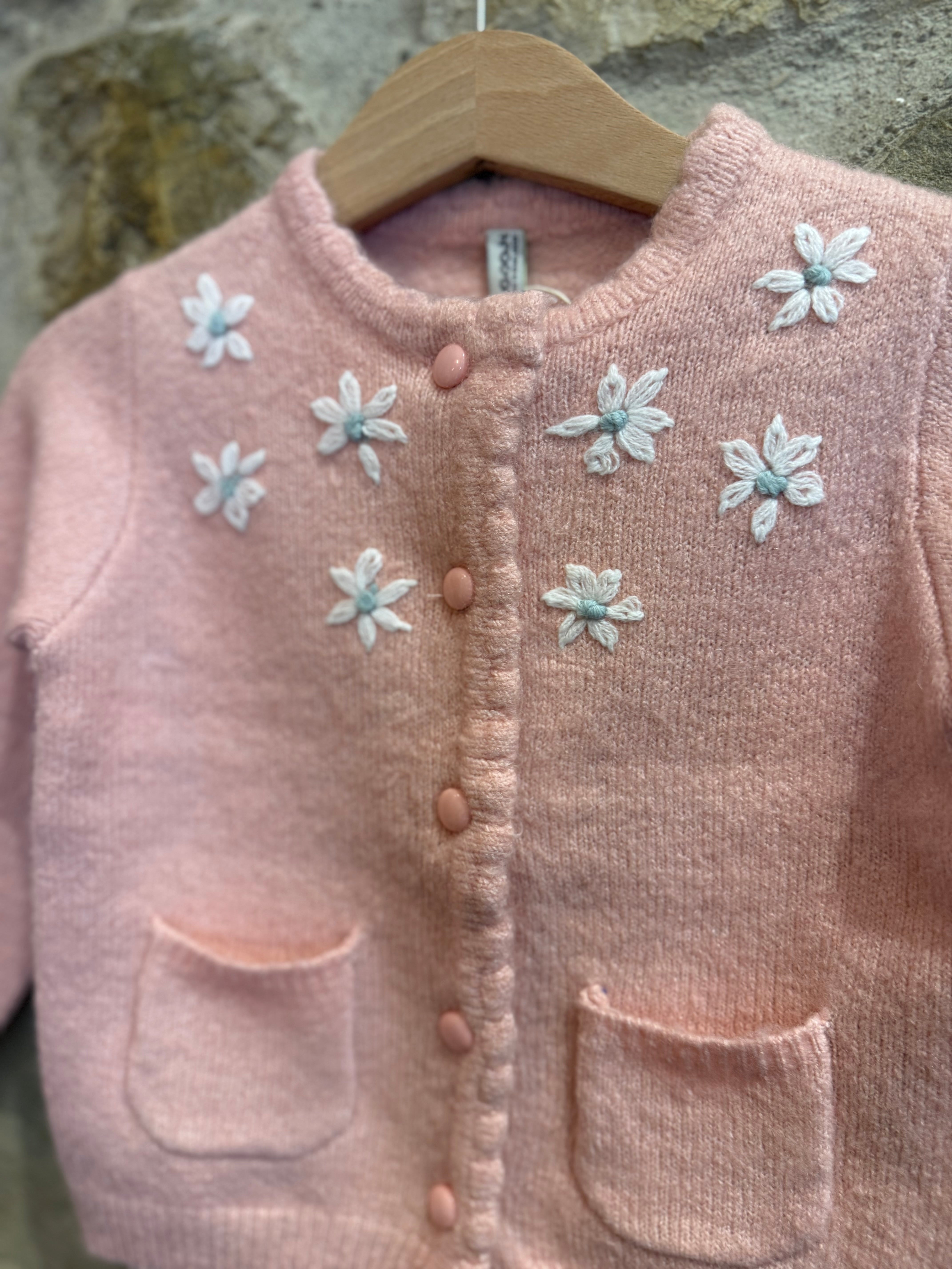 Cardigan fiori