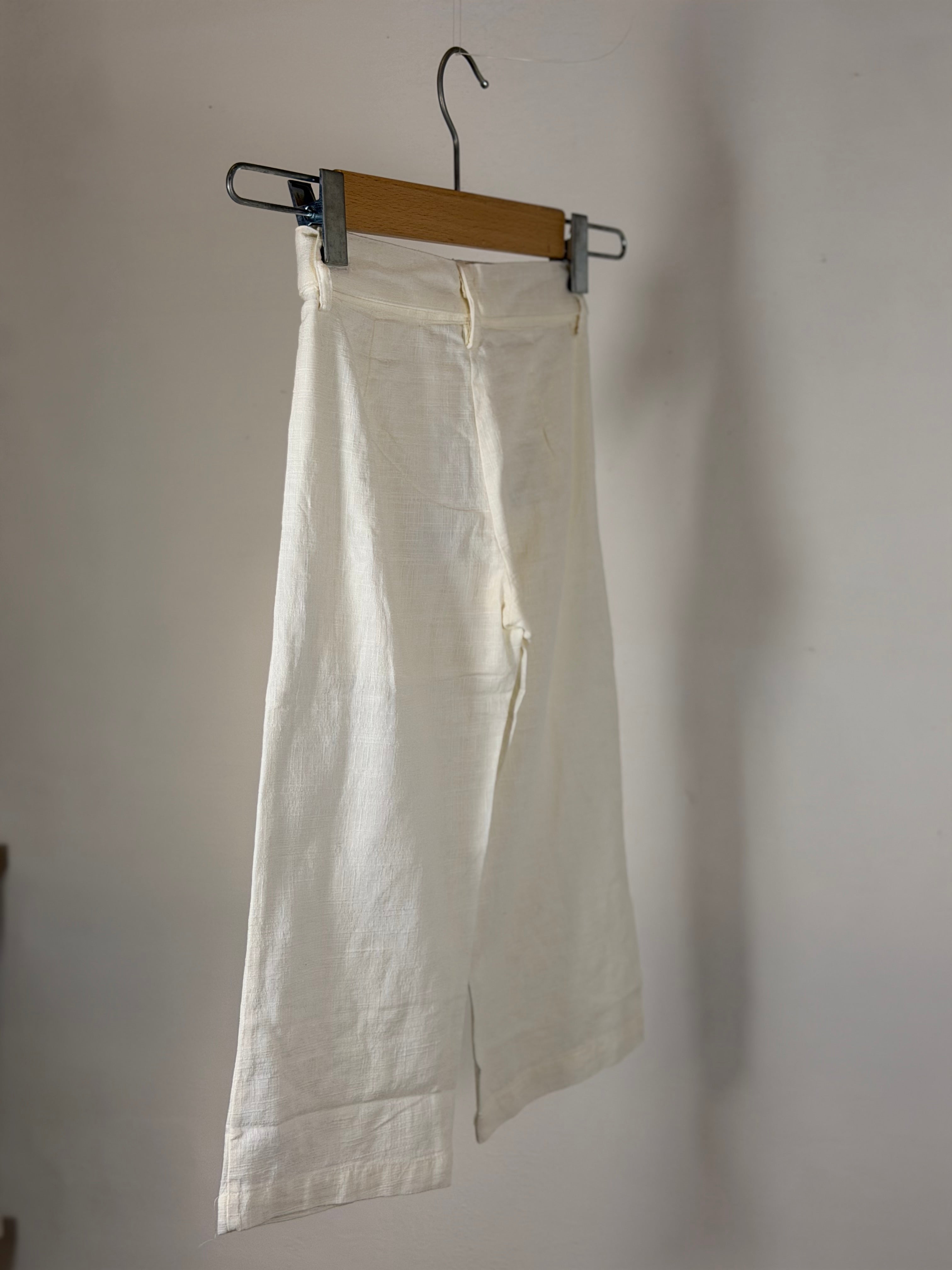 🤍 Pantalone bambina in lino leggero