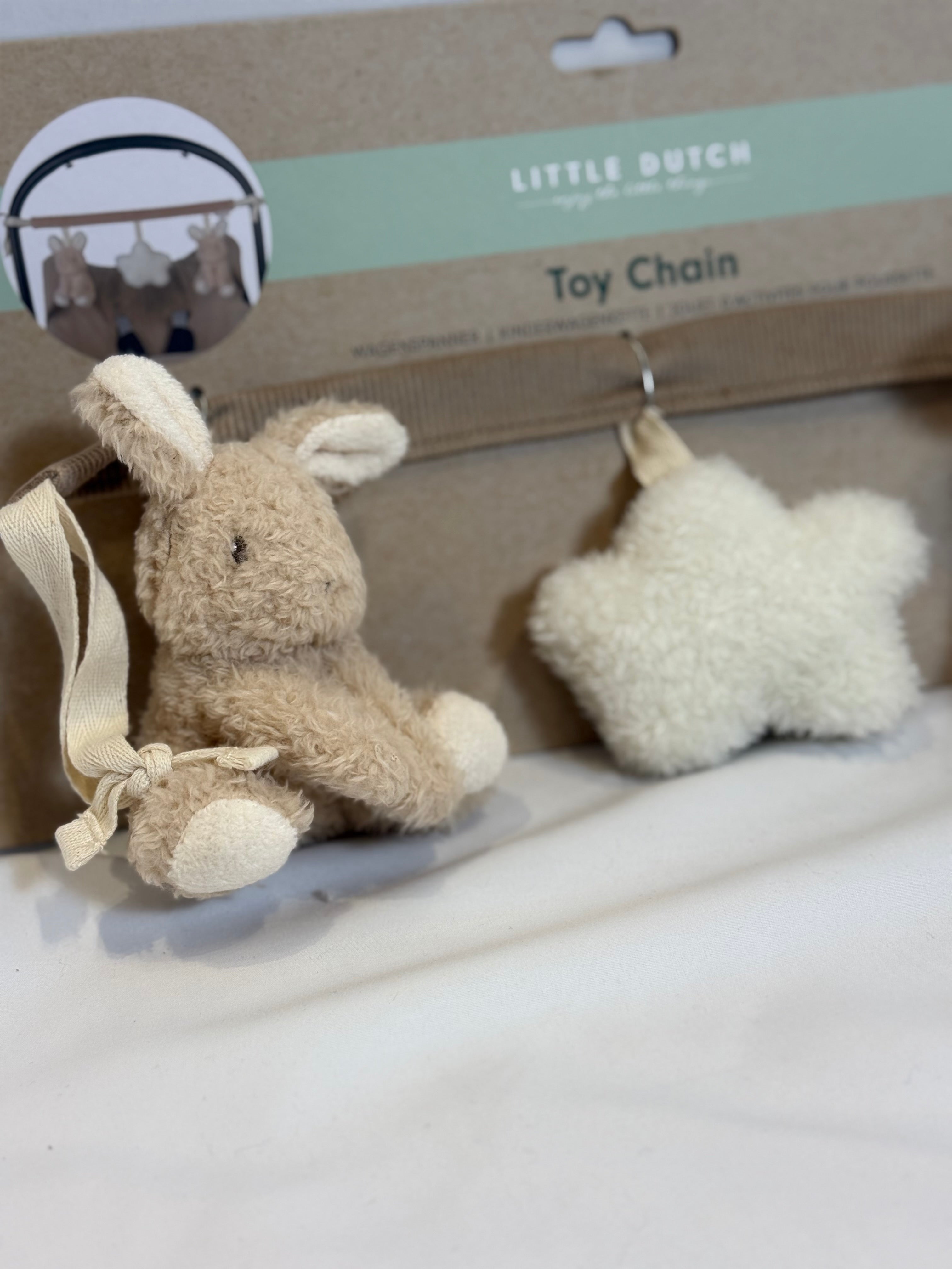 🐰 Catenella Passeggino Bunny & Star Little Dutch