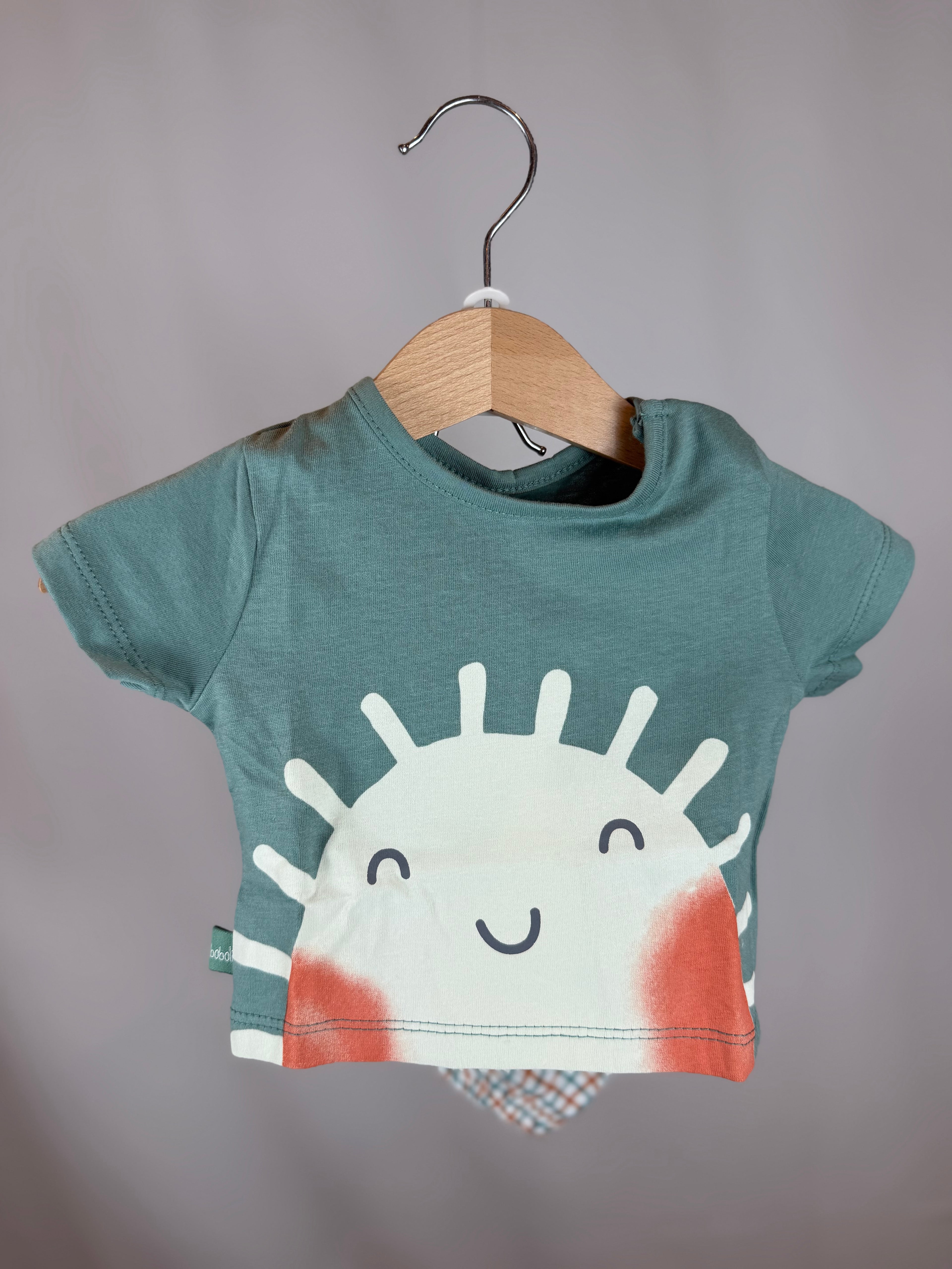 Set 2 Pezzi T-shirt con shorts Happy Sun”  Boboli