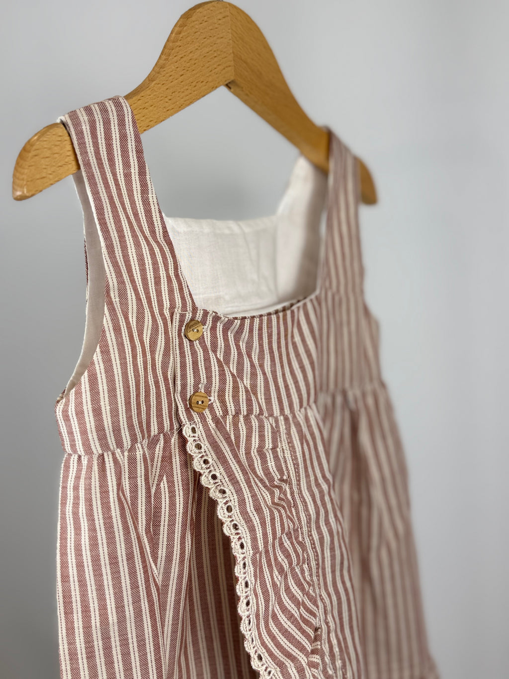 Vestito Snug “Righe d’Amore” Rosa Antico