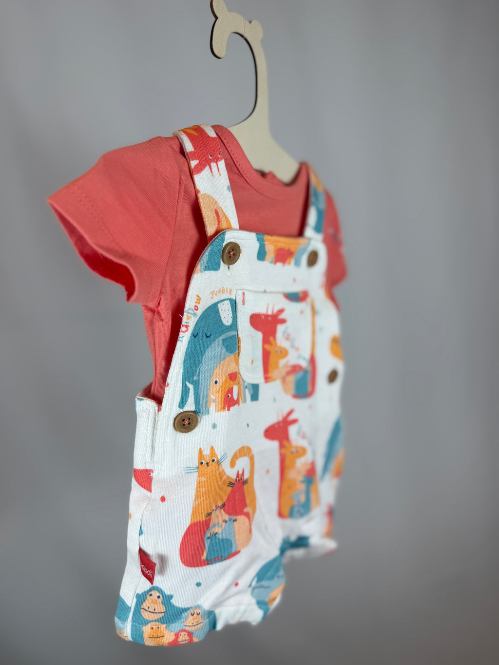 Set Salopette “Rainbow Jungle” Boboli