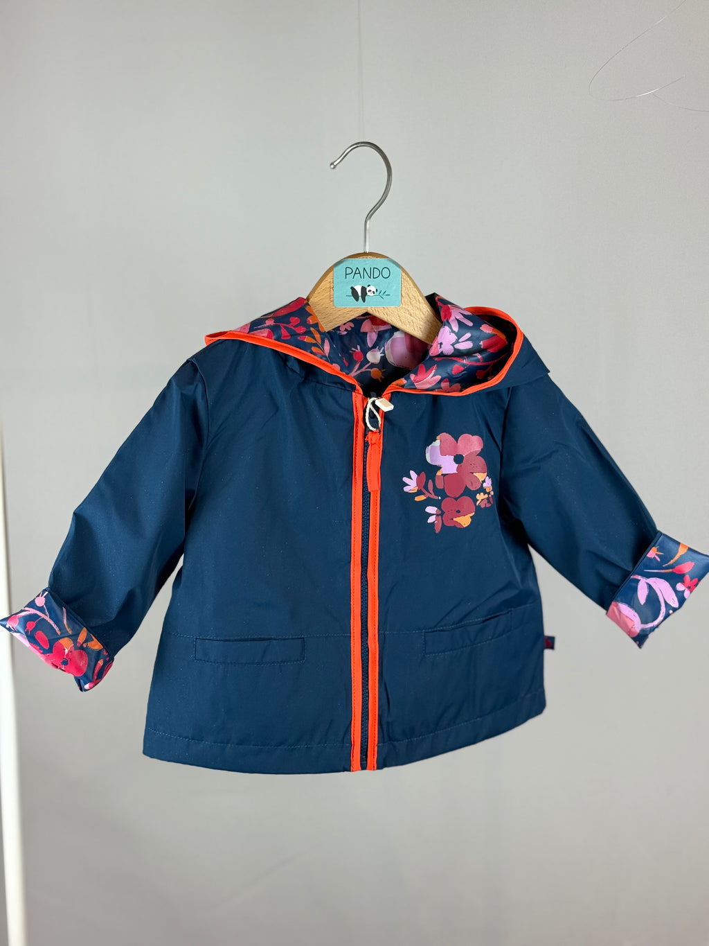 🌸 Impermeabile Reversibile Floral Pop Boboli