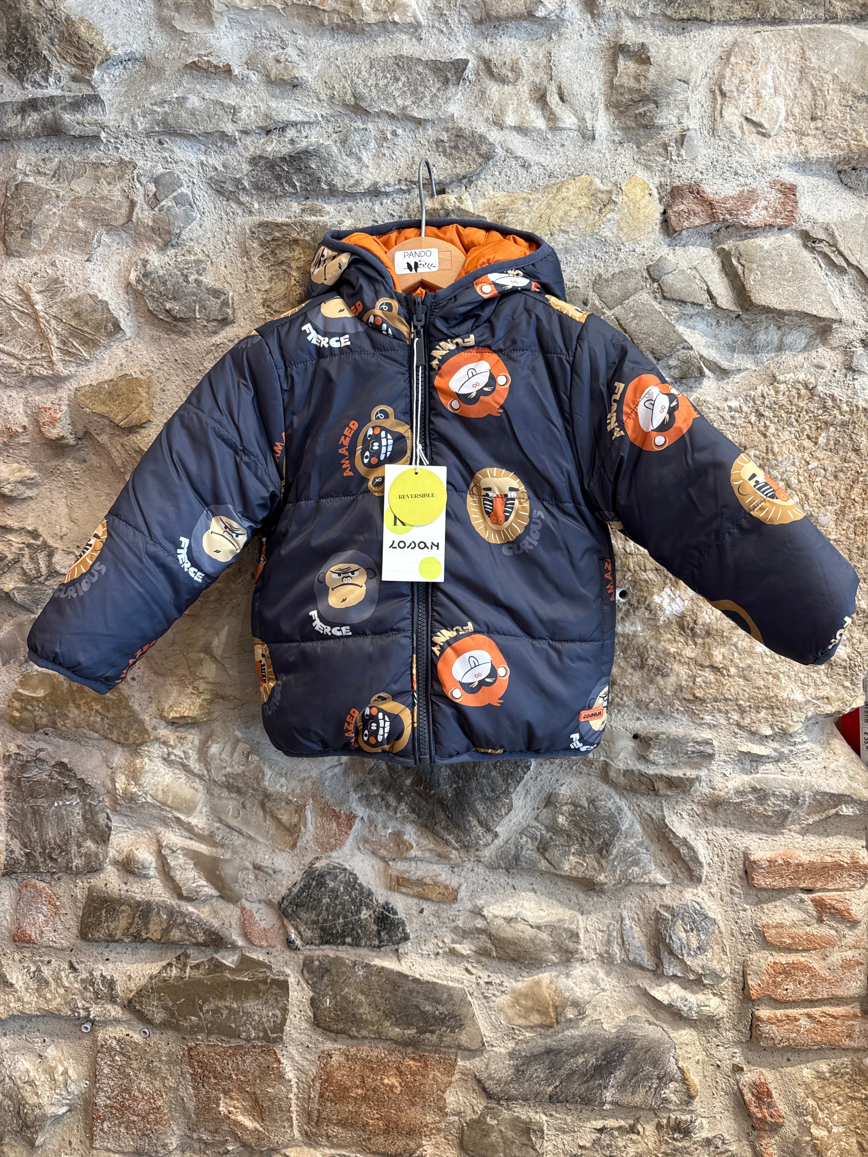 Piumino Gorilla Reverce