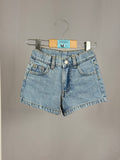 Shorts Baby in Denim Lavaggio Chiaro Modello Classico