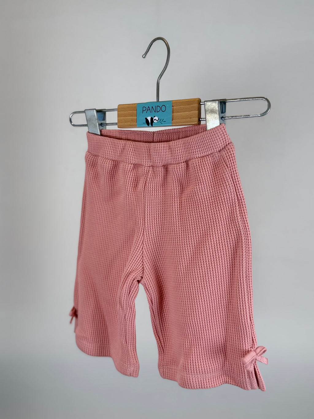 🌸 Pantaloncino neonata in maglia rosa