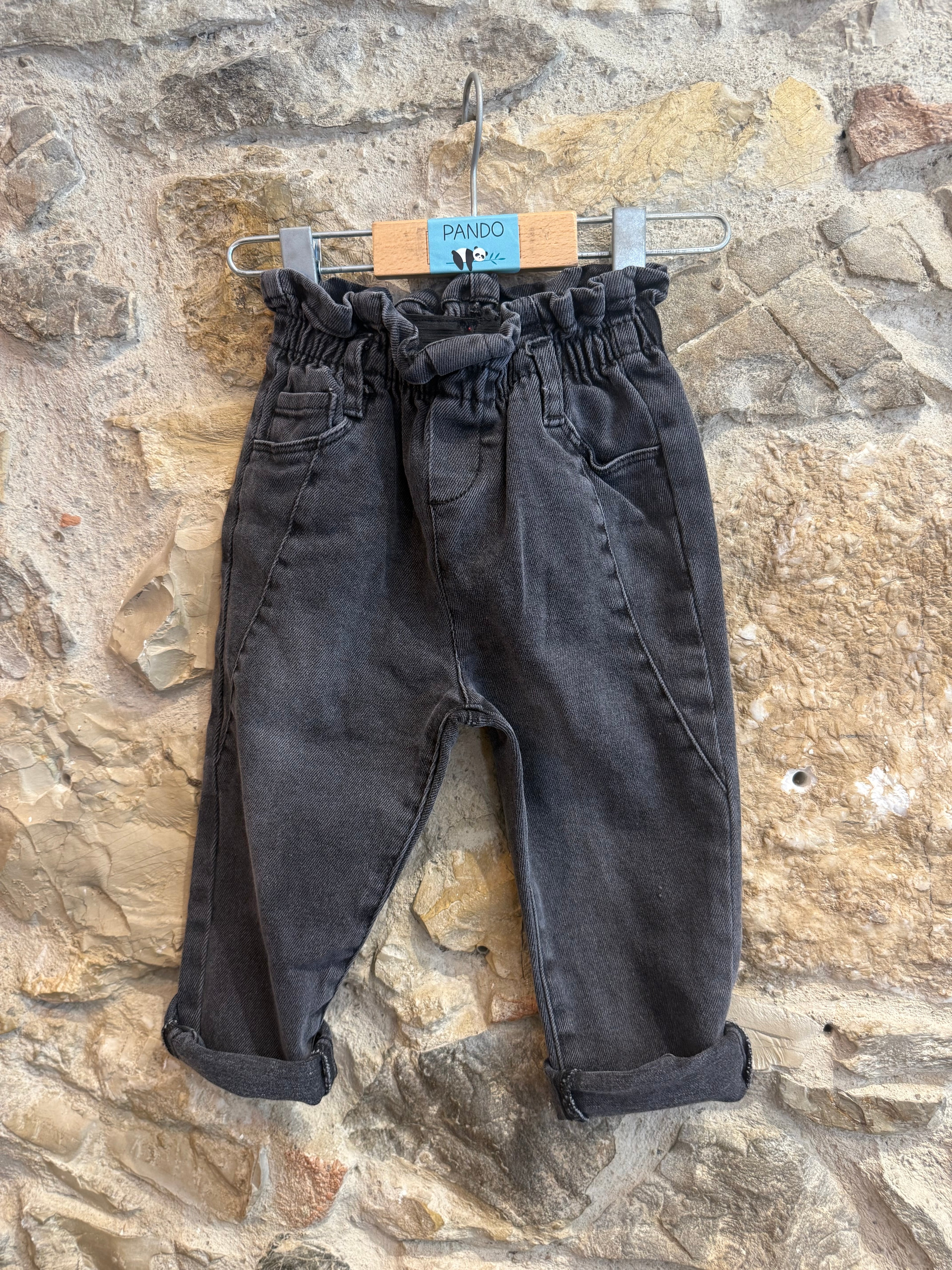 Jeans a caramella nero