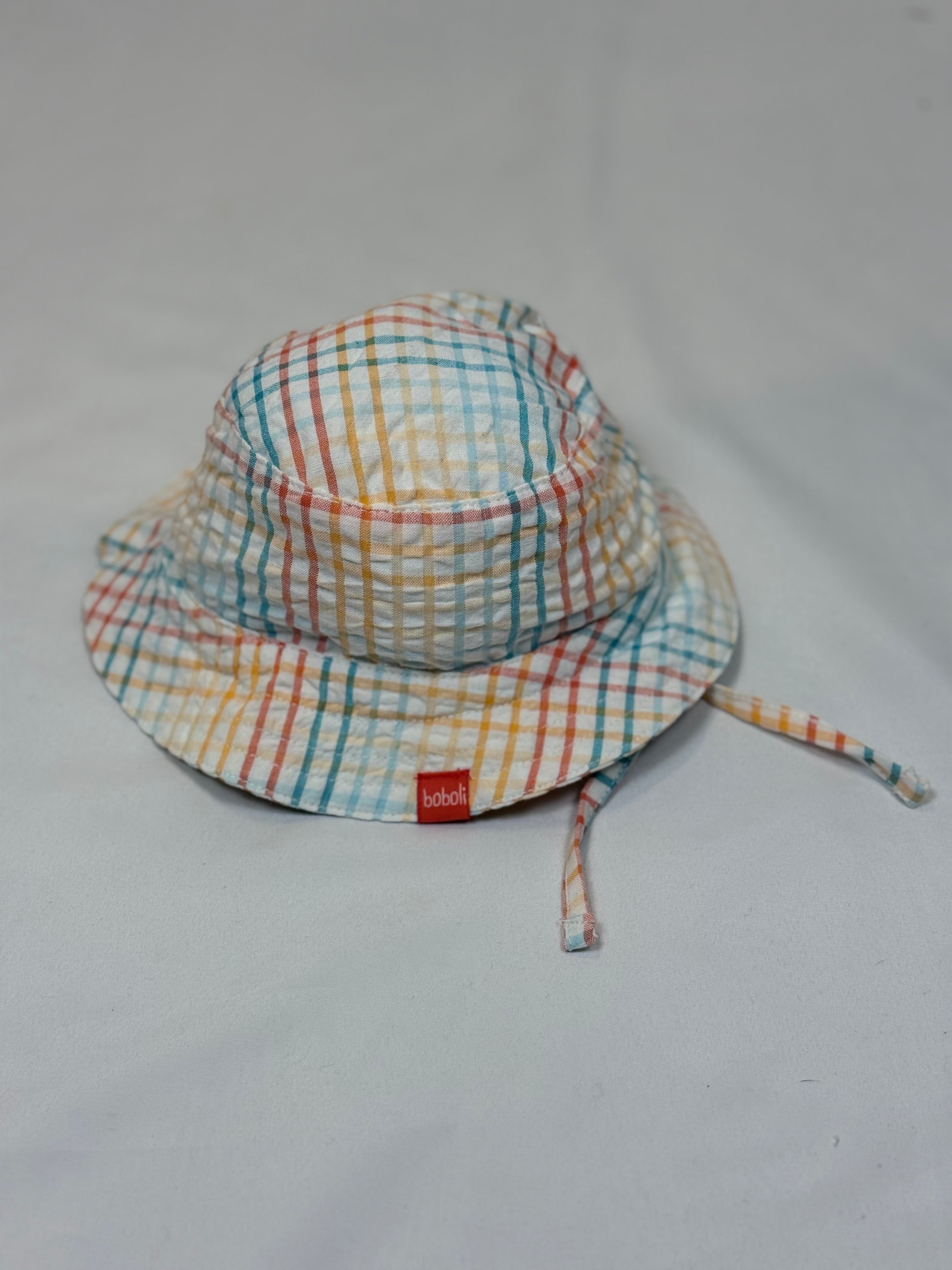 🌈👒 Cappello Bambino Boboli a Quadretti Multicolor