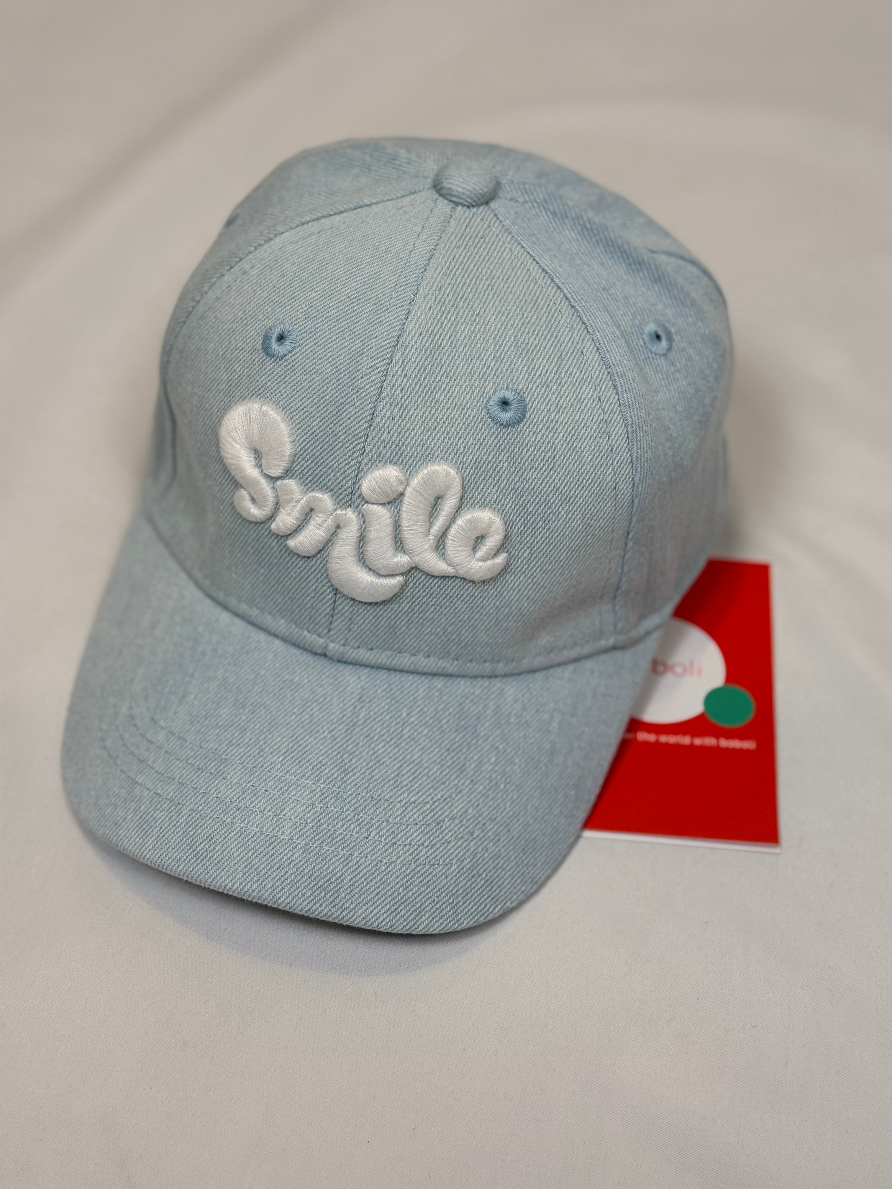 💙🧢 Cappellino Bambino Azzurro “Smile”