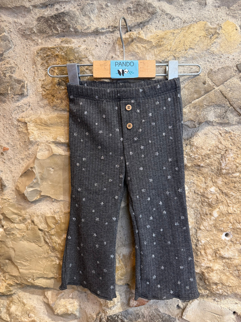 Leggins in costina stelle