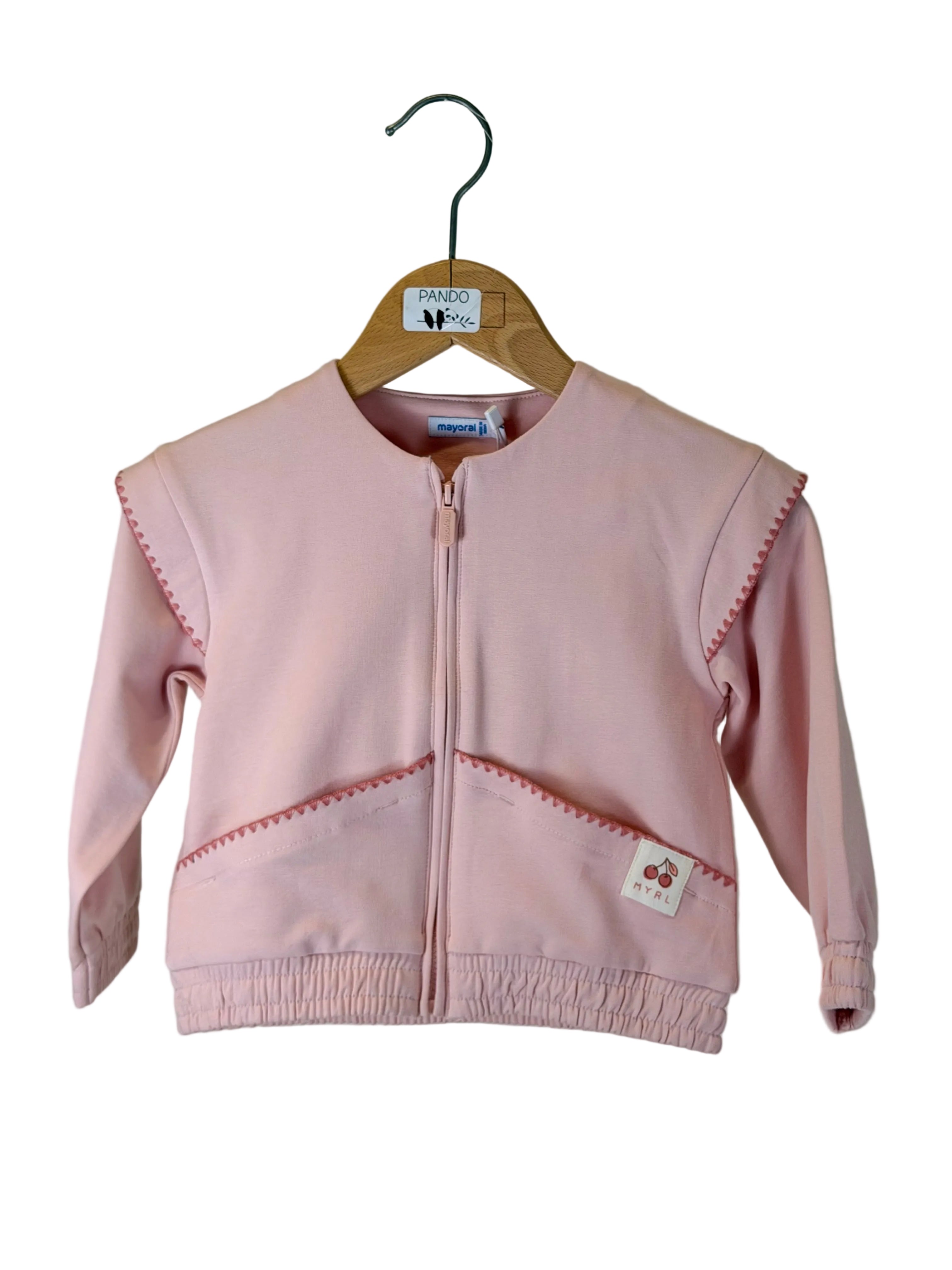 Felpa bambina rosa Mayoral