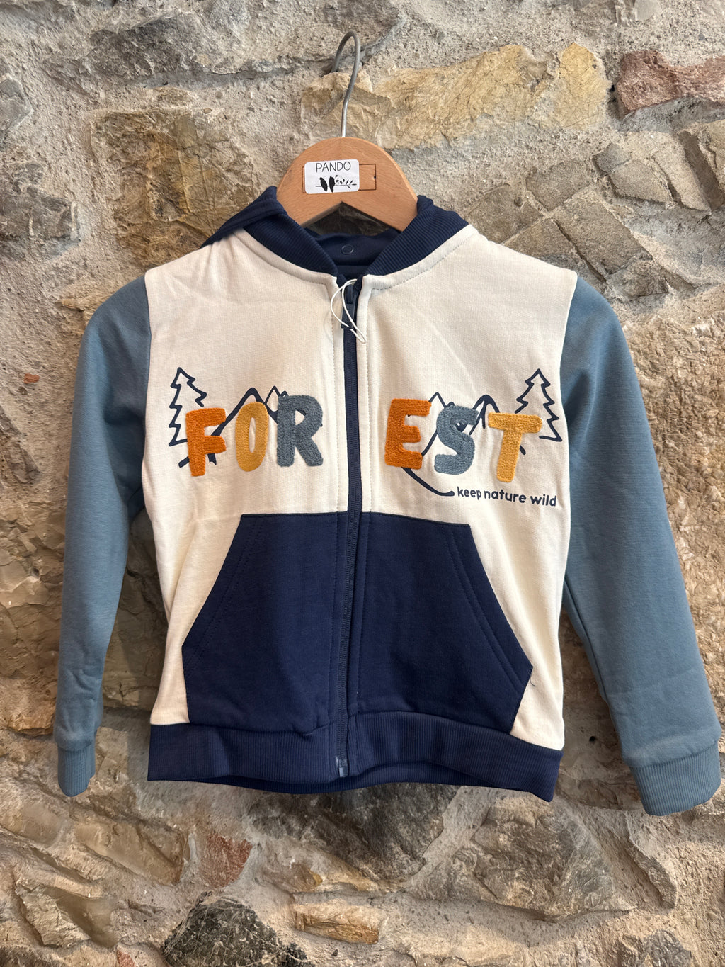 Felpa Losan forest con cappuccio