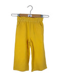 💛 Pantalone bambina giallo in tessuto leggero