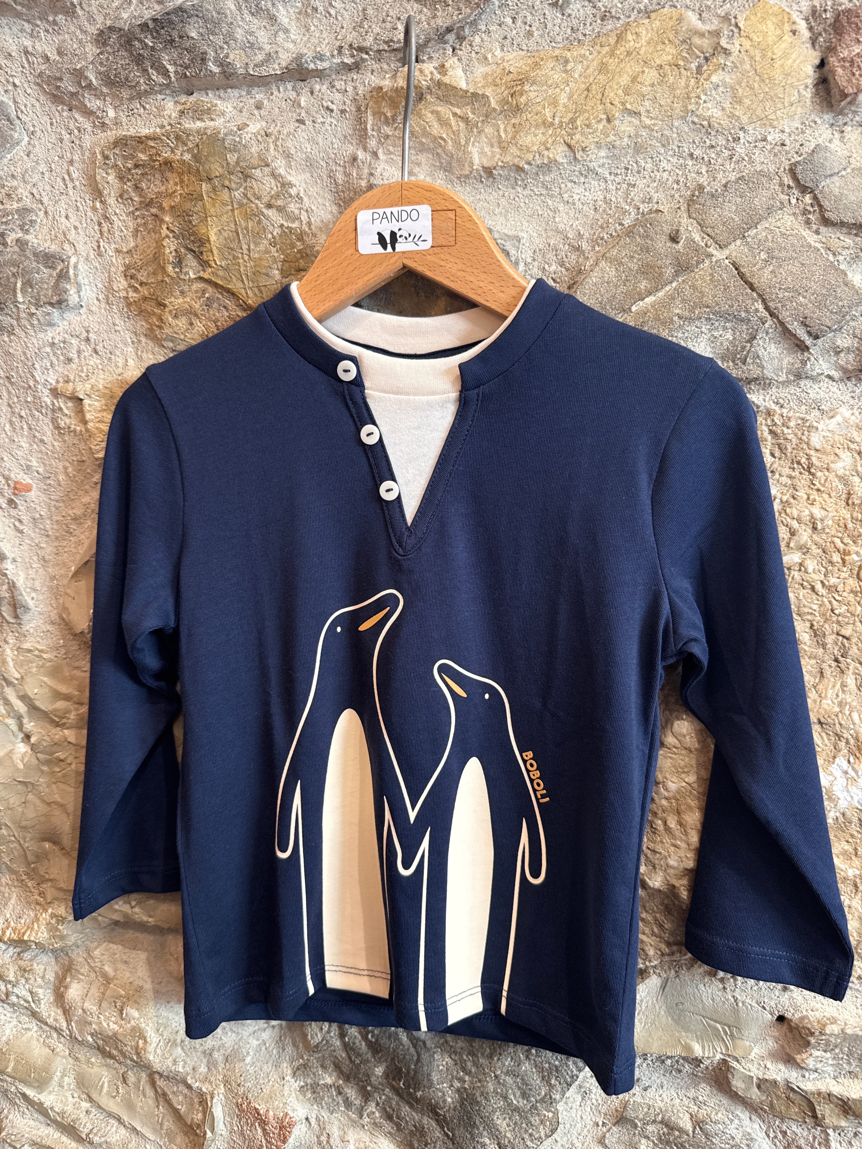 Maglia con pinguini