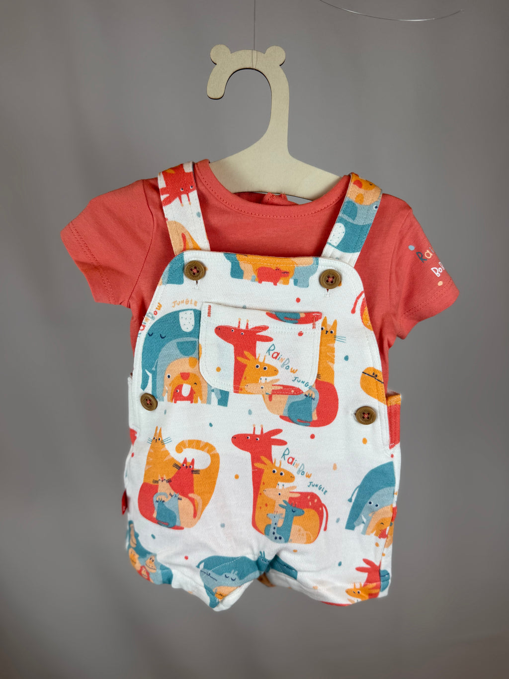 Set Salopette “Rainbow Jungle” Boboli