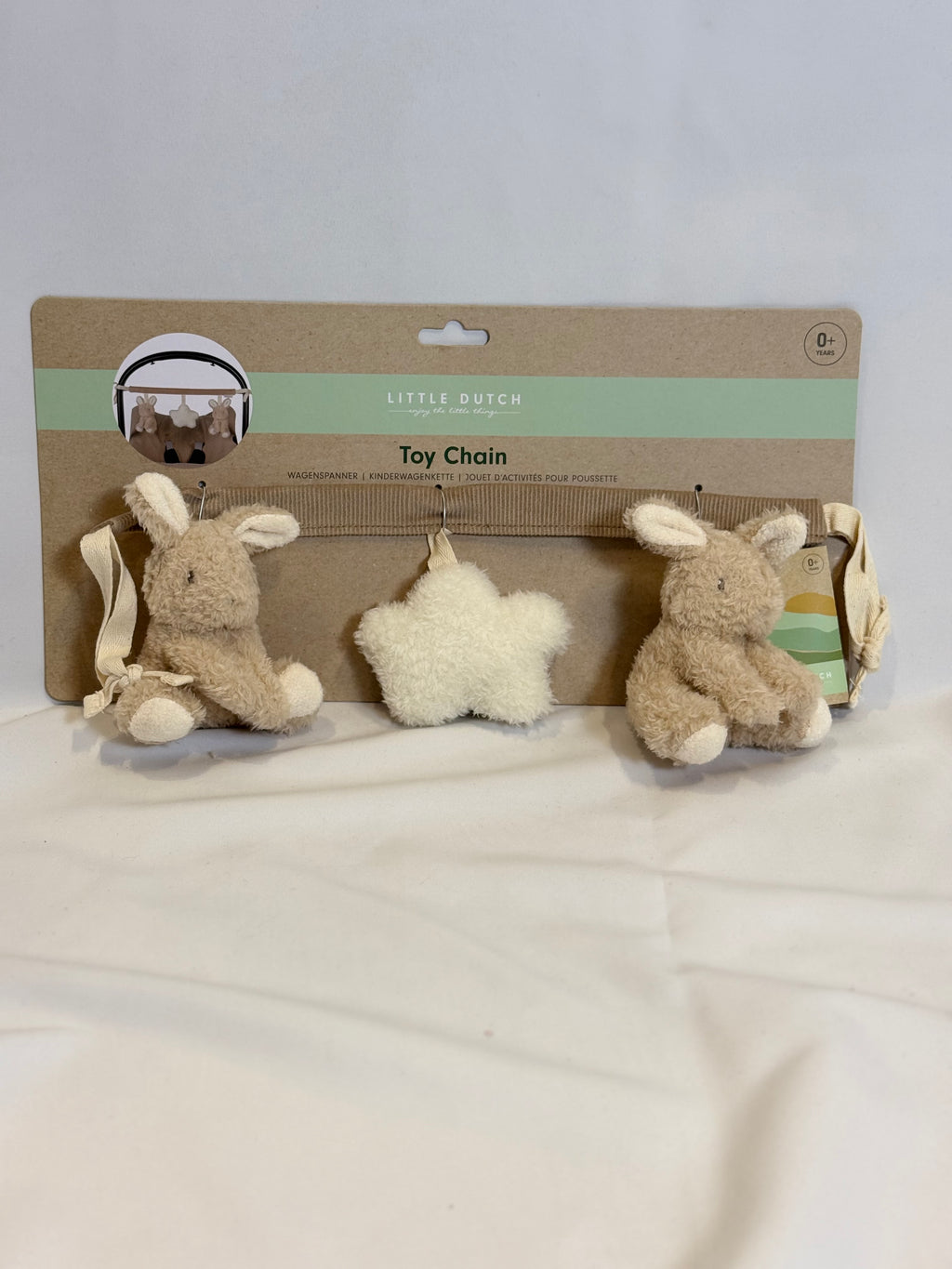 🐰 Catenella Passeggino Bunny & Star Little Dutch