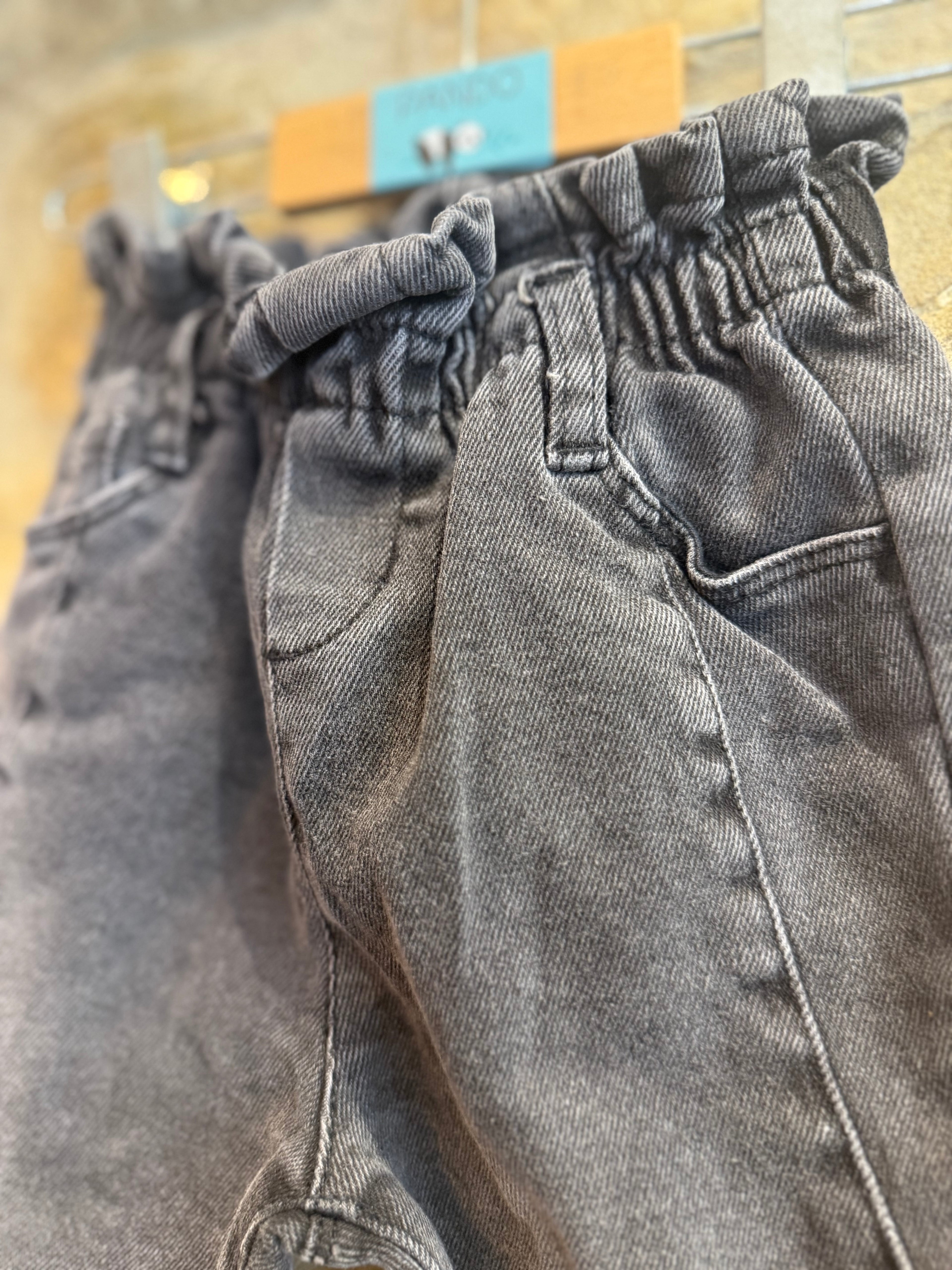 Jeans a caramella nero