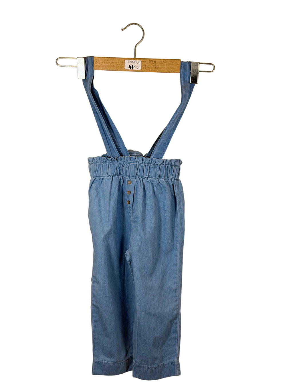 💙 Salopette bambina in denim leggero
