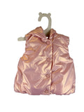 ✨ Gilet imbottito neonata rosa lucido