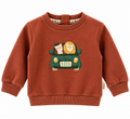 Felpa Little Dutch Safari Friends Ruggine