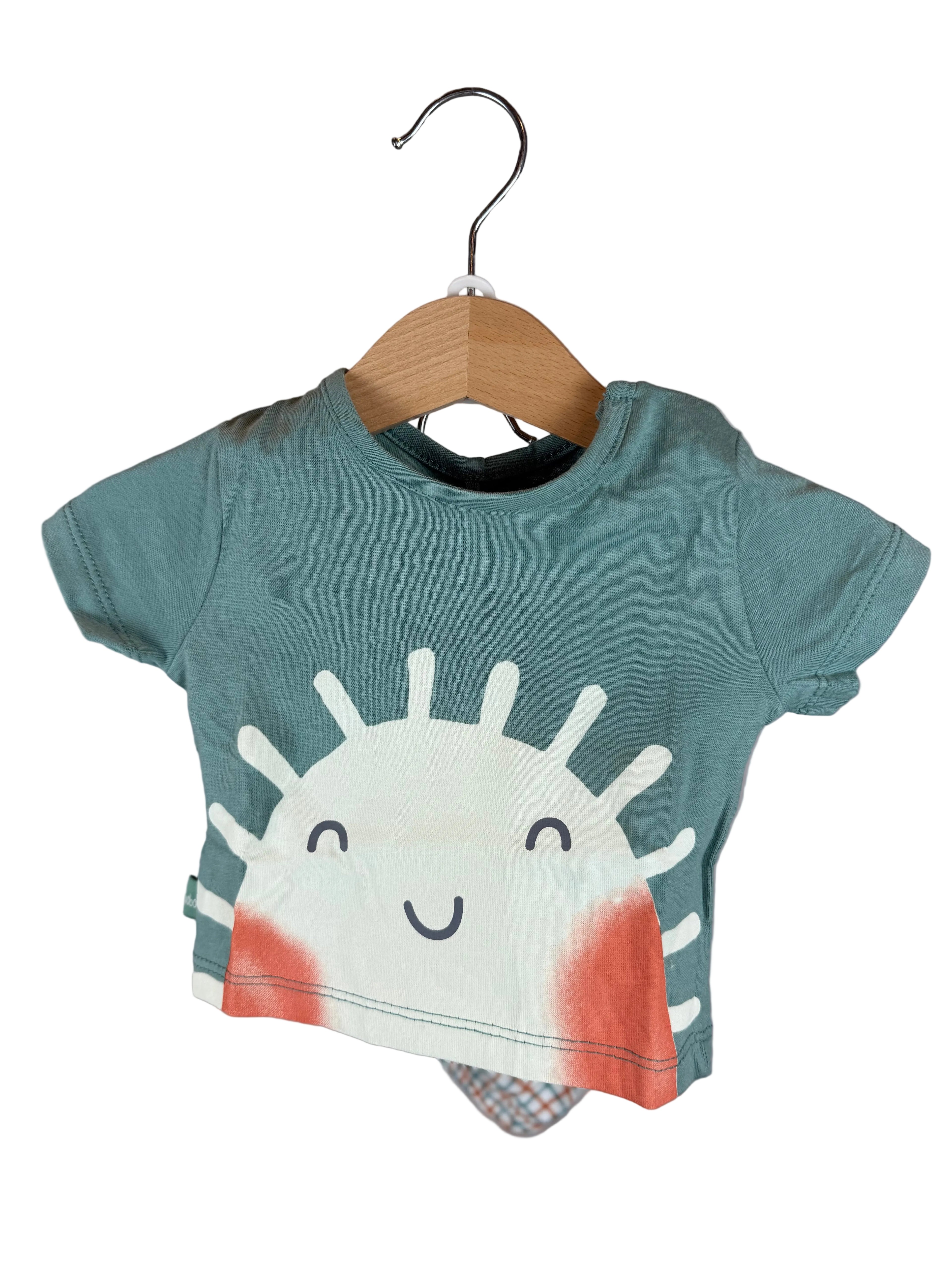 Set 2 Pezzi T-shirt con shorts Happy Sun”  Boboli