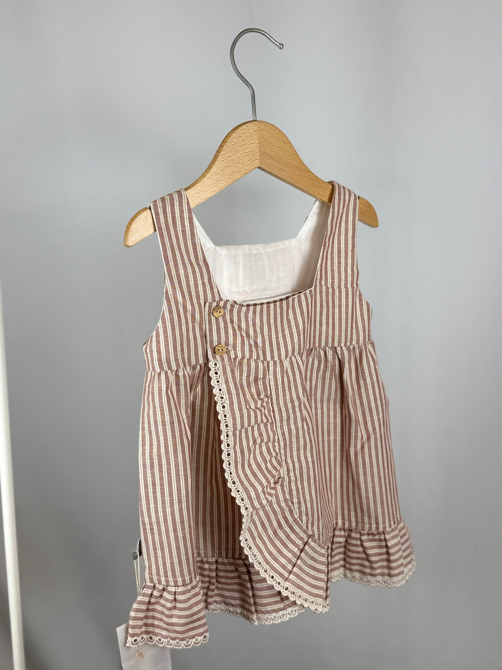 Vestito Snug “Righe d’Amore” Rosa Antico