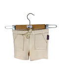 🤍 Pantaloncino neonato in maglia con tasche