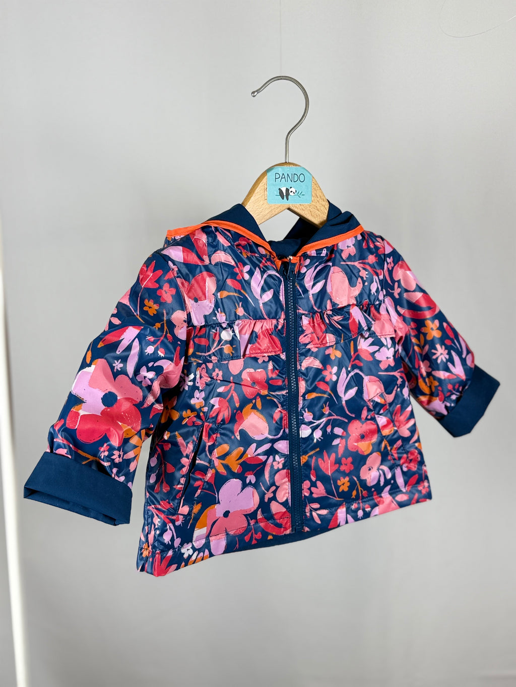 🌸 Impermeabile Reversibile Floral Pop Boboli
