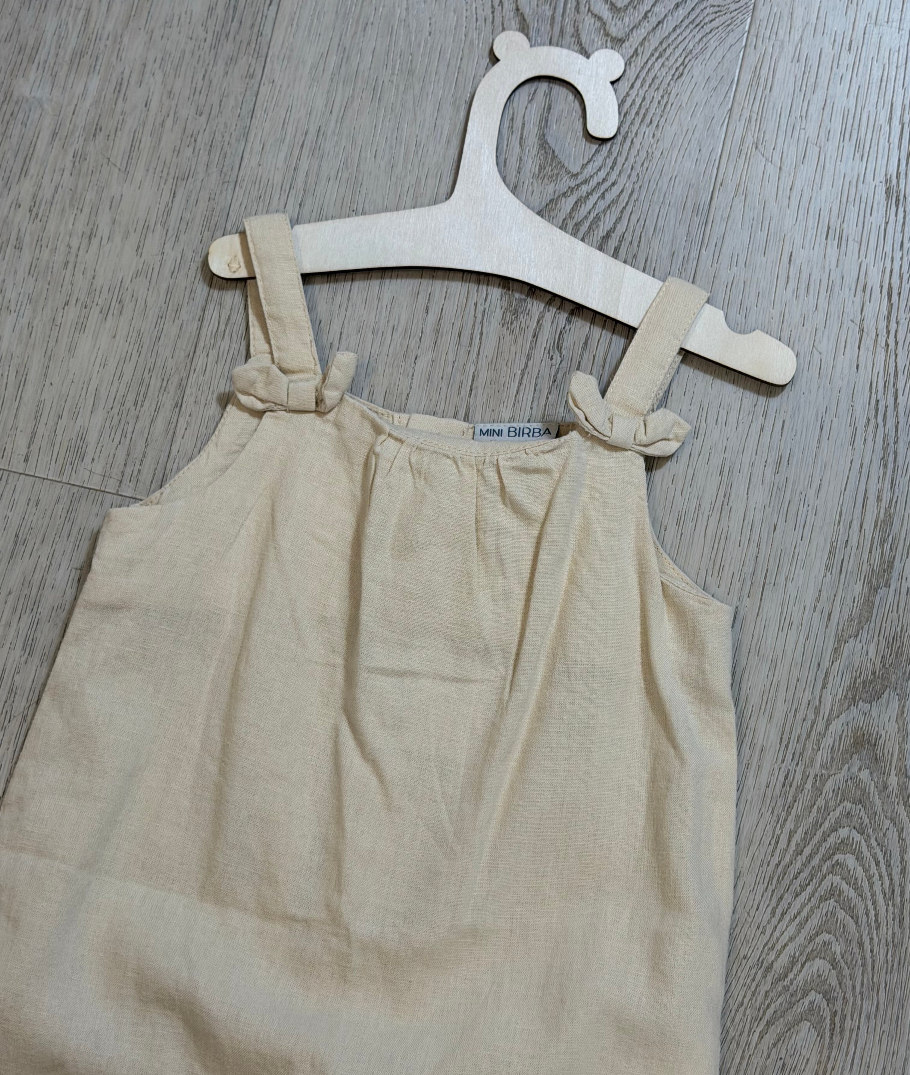 Salopette neonato in cotone leggero