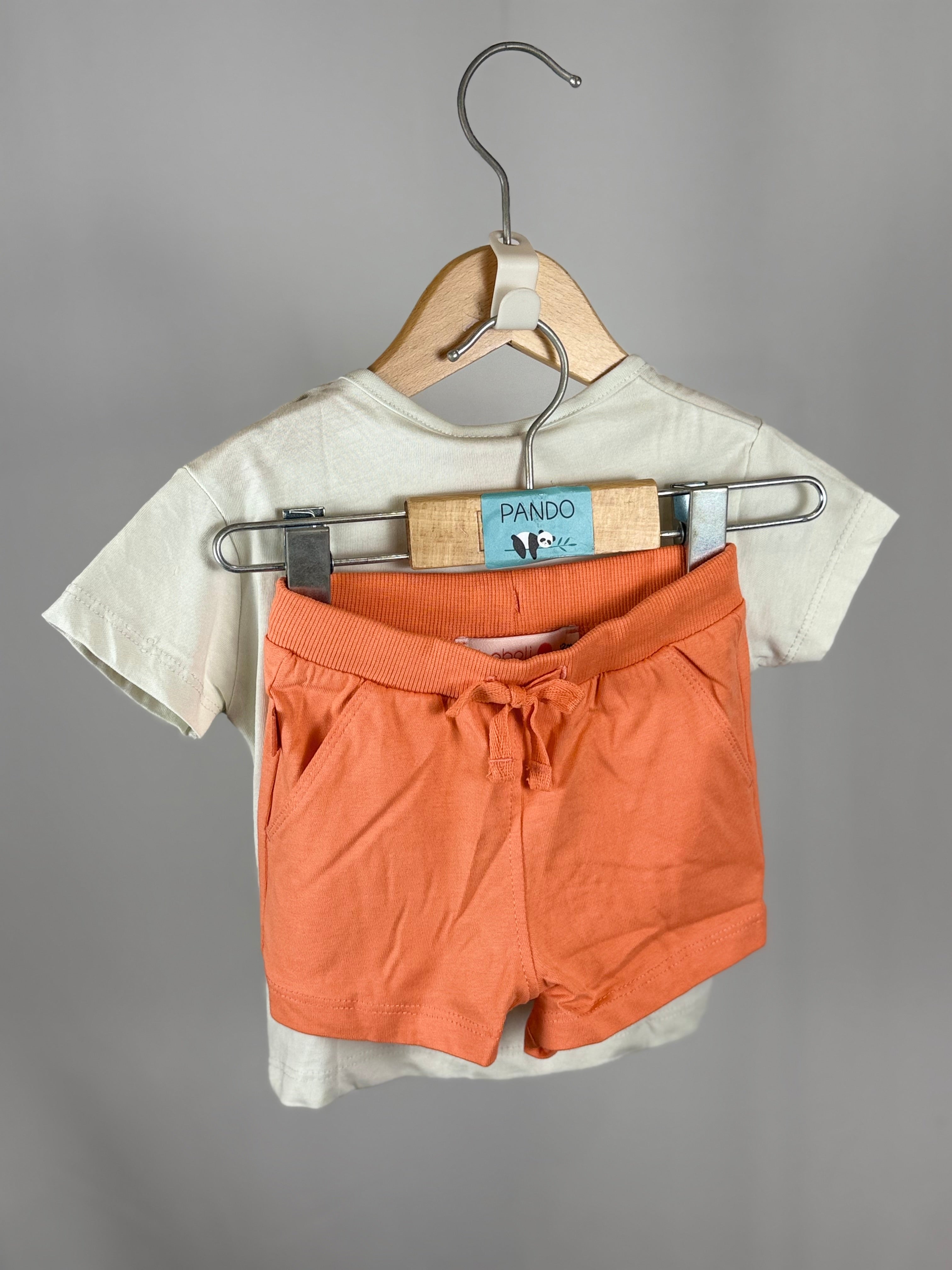 Completo Bambina “Flower World” – T-shirt + Shorts Boboli