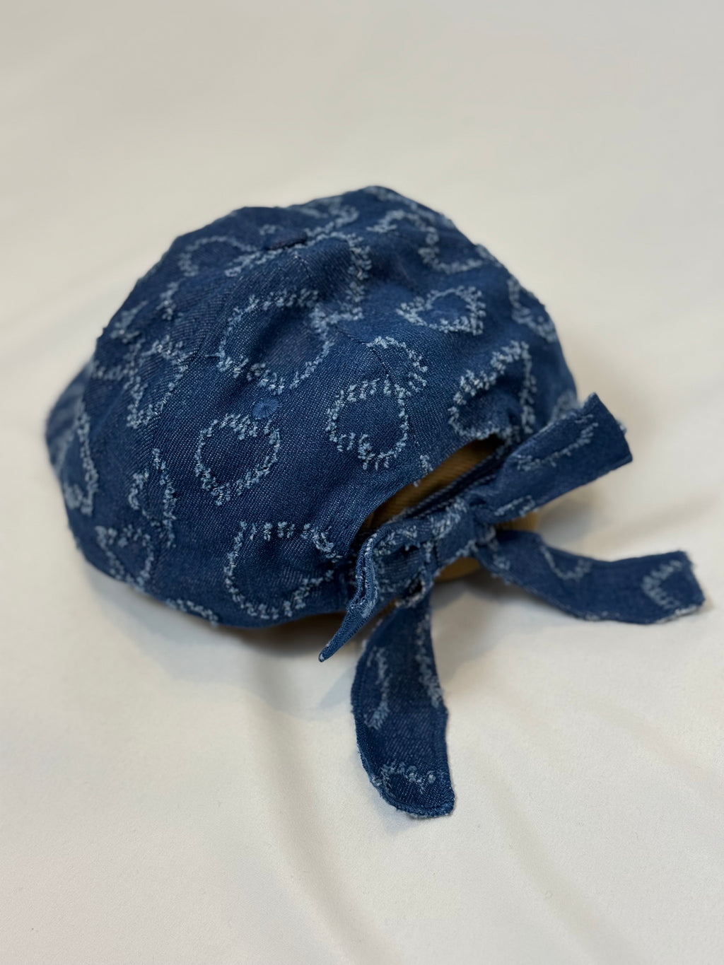 💙🧢 Cappellino Bambina Denim con Cuori
