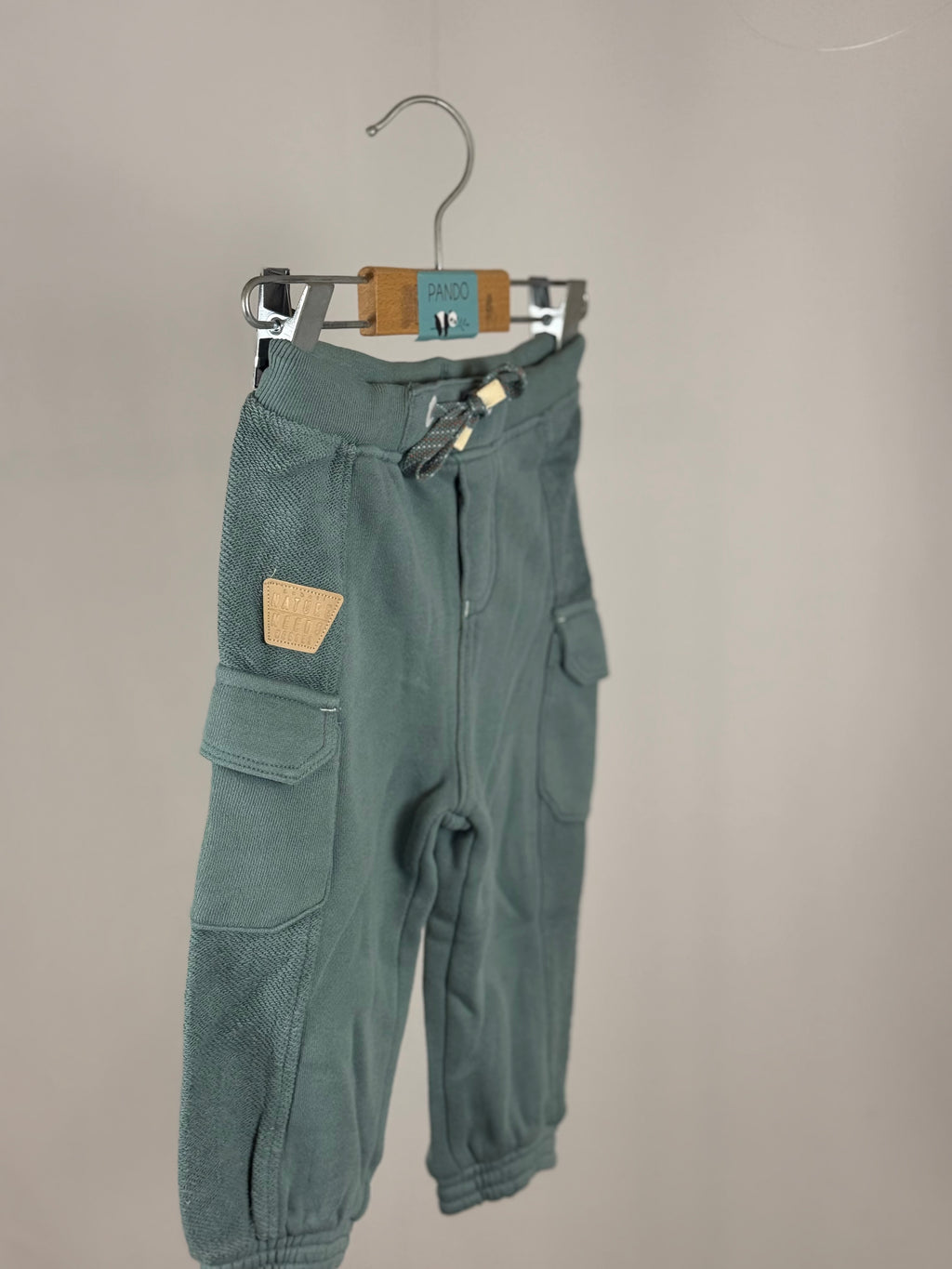 🌿 Pantalone Baby Cargo Verde Salvia Boboli