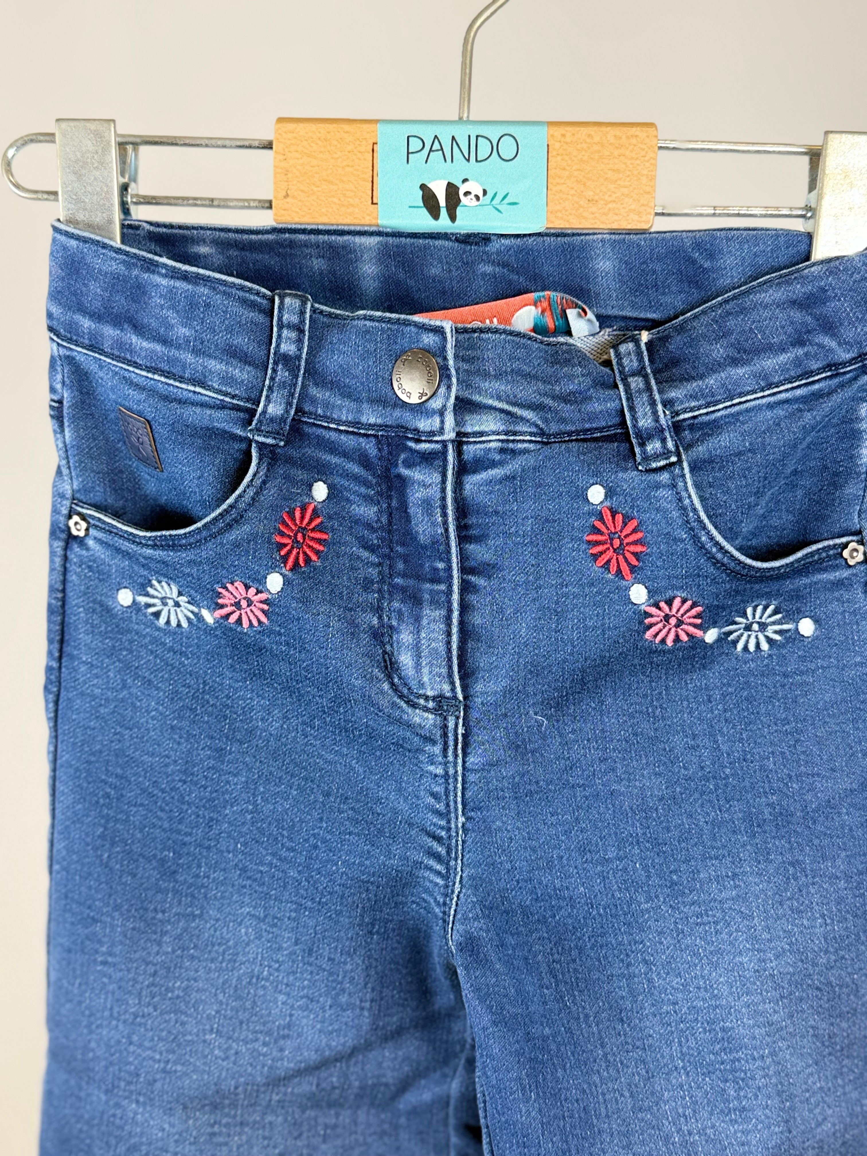 👖 Bermuda Denim Flower Touch Boboli