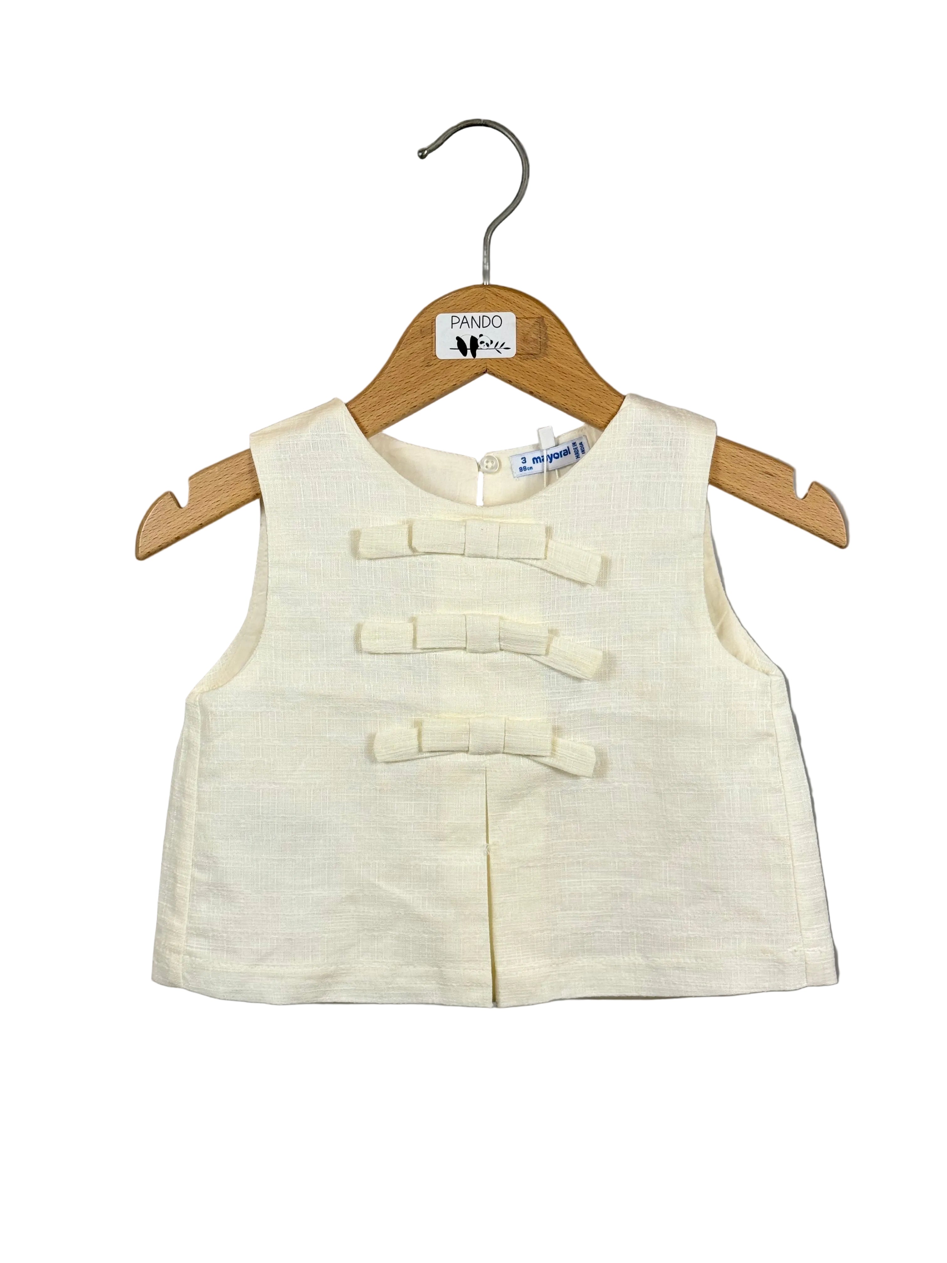 Top Elegante Mayoral con Fiocchi Frontali