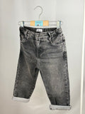 👖 Jeans Bambino Grigio Low Fit con Risvolto