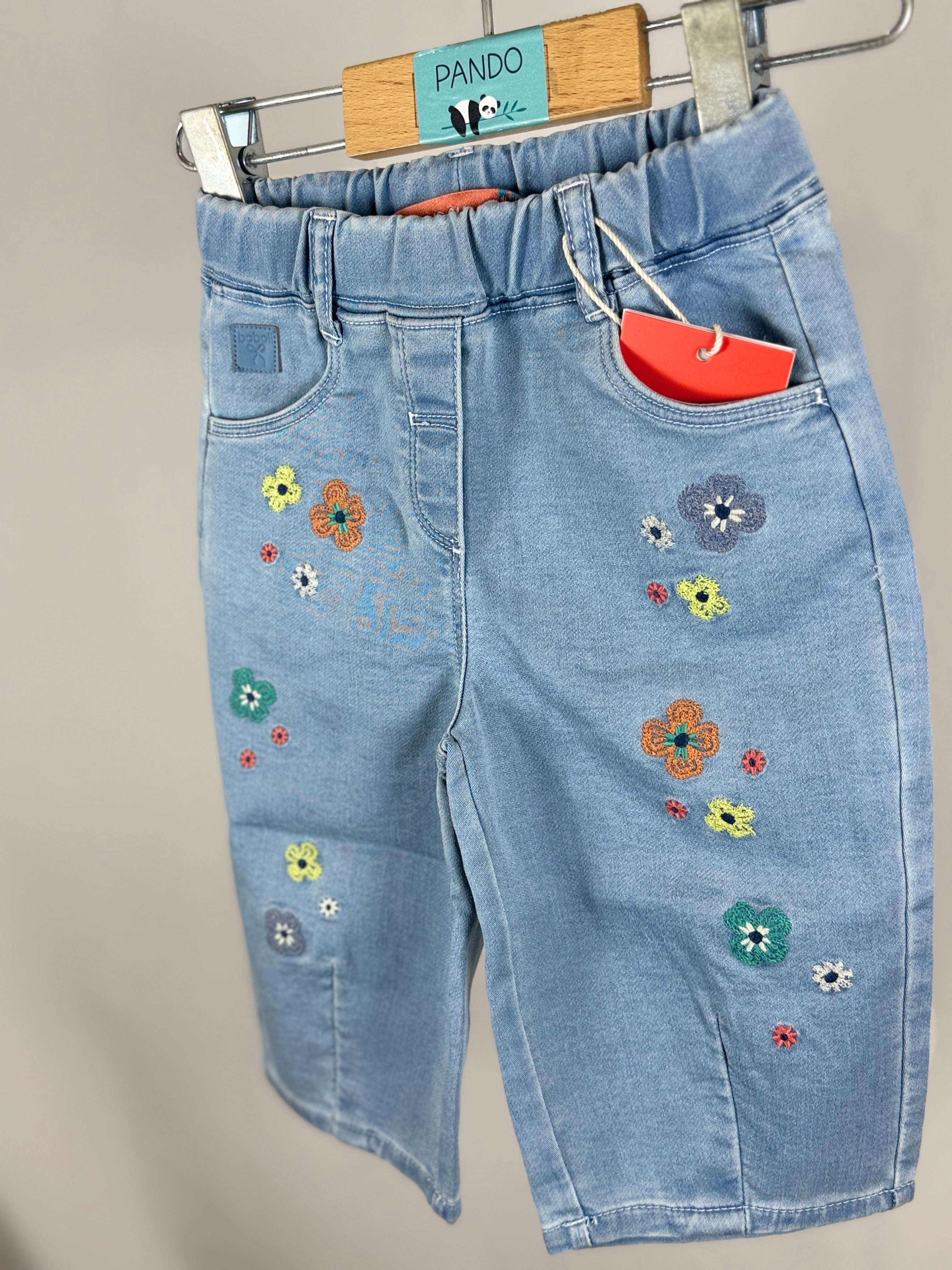 Jeans Balloon Ricamato Bambina Boboli