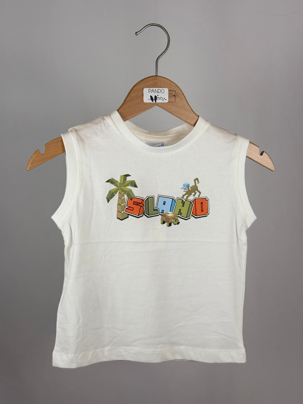 Canotta in Cotone Stampa “Island” Bambino – Mayoral