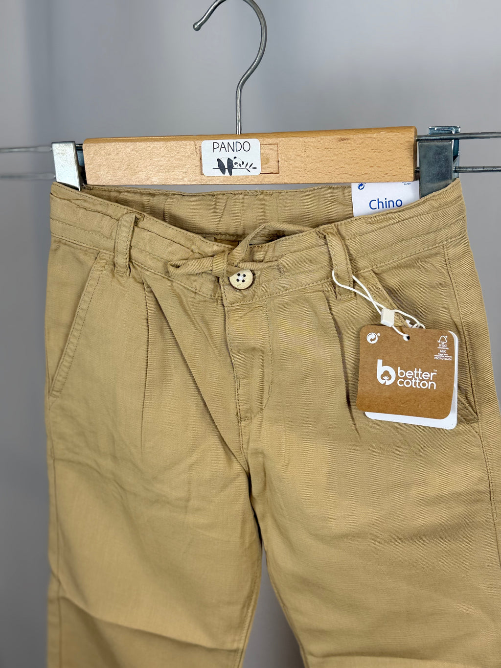 🤎 Pantalone Bambino Chino Beige – Better Cotton