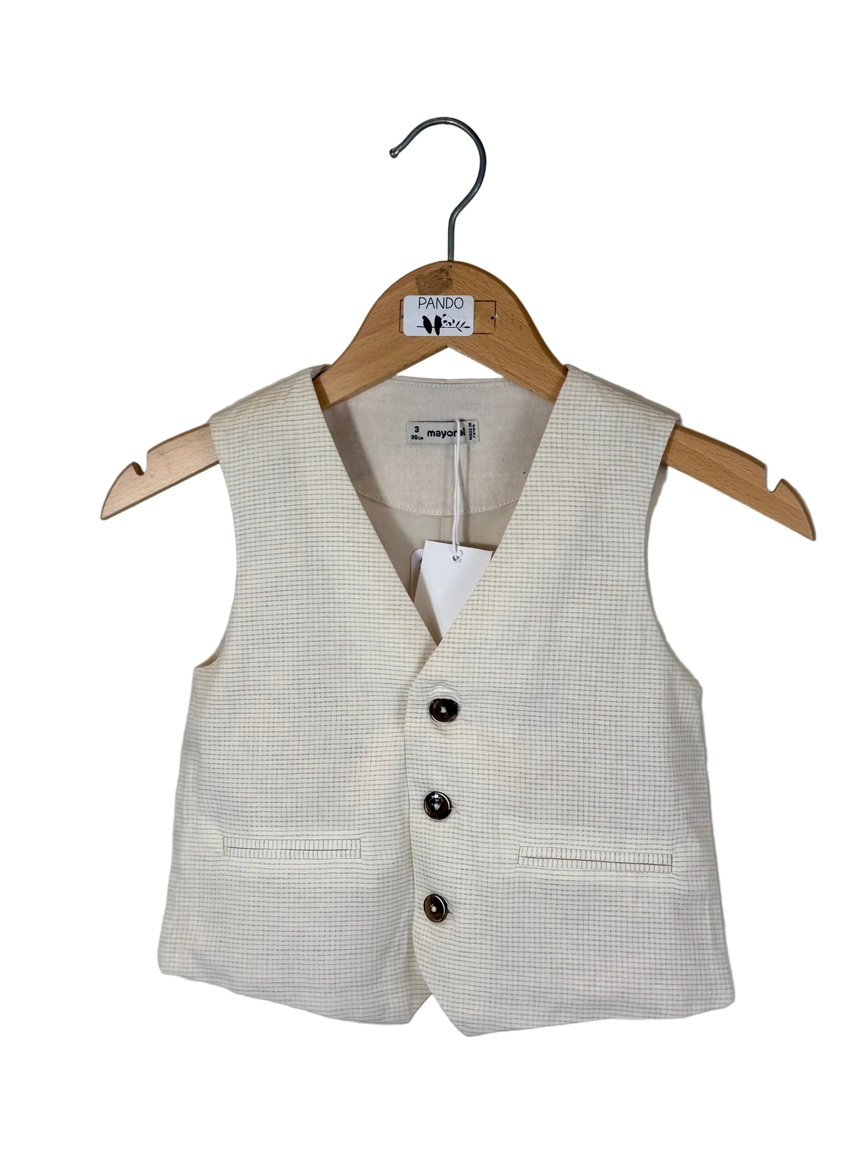 🤍 Gilet bimbo elegante – Mayoral